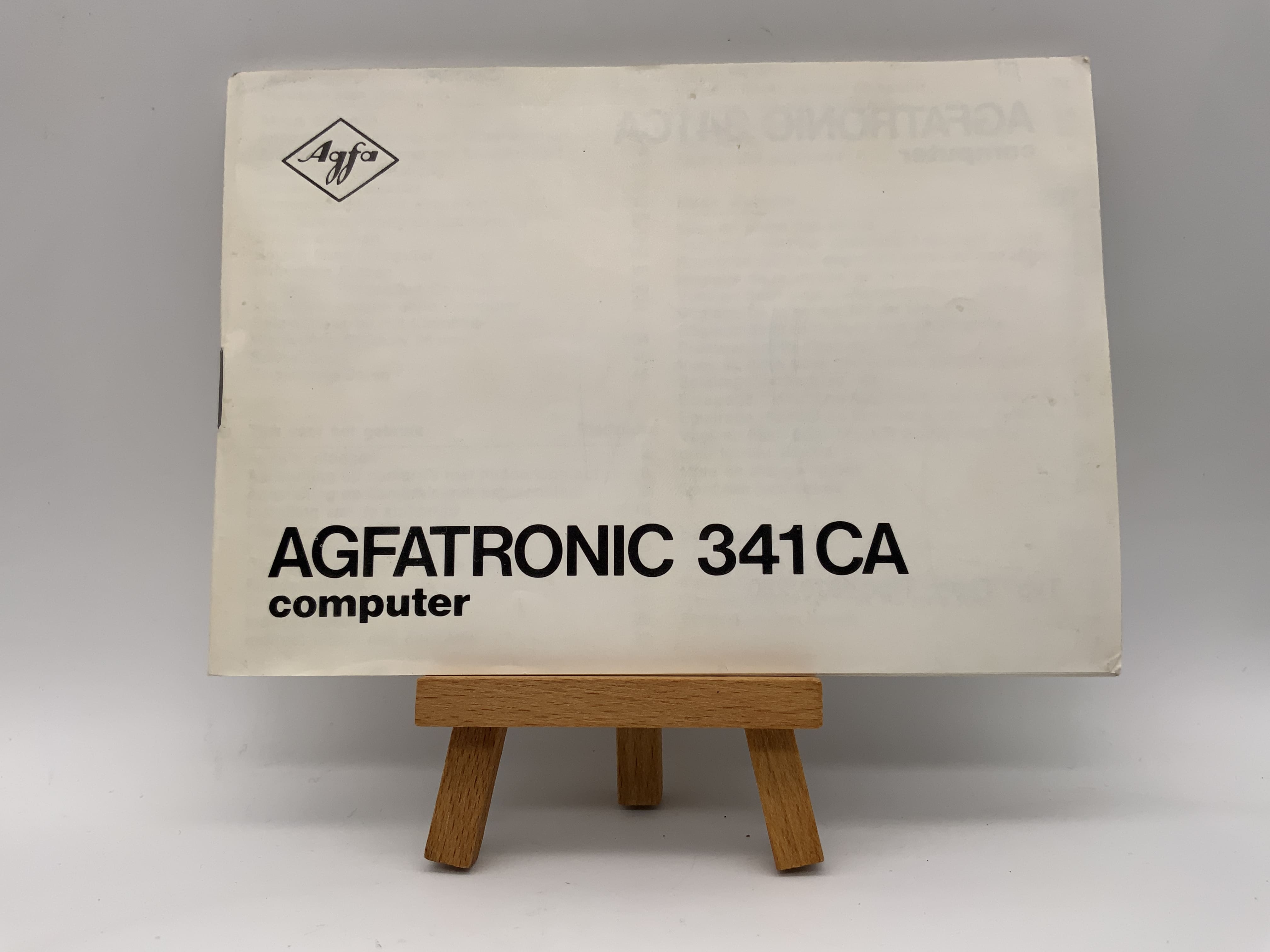 Agfa Agfatronic 341 CA computer Bedienungsanleitung Deutsch