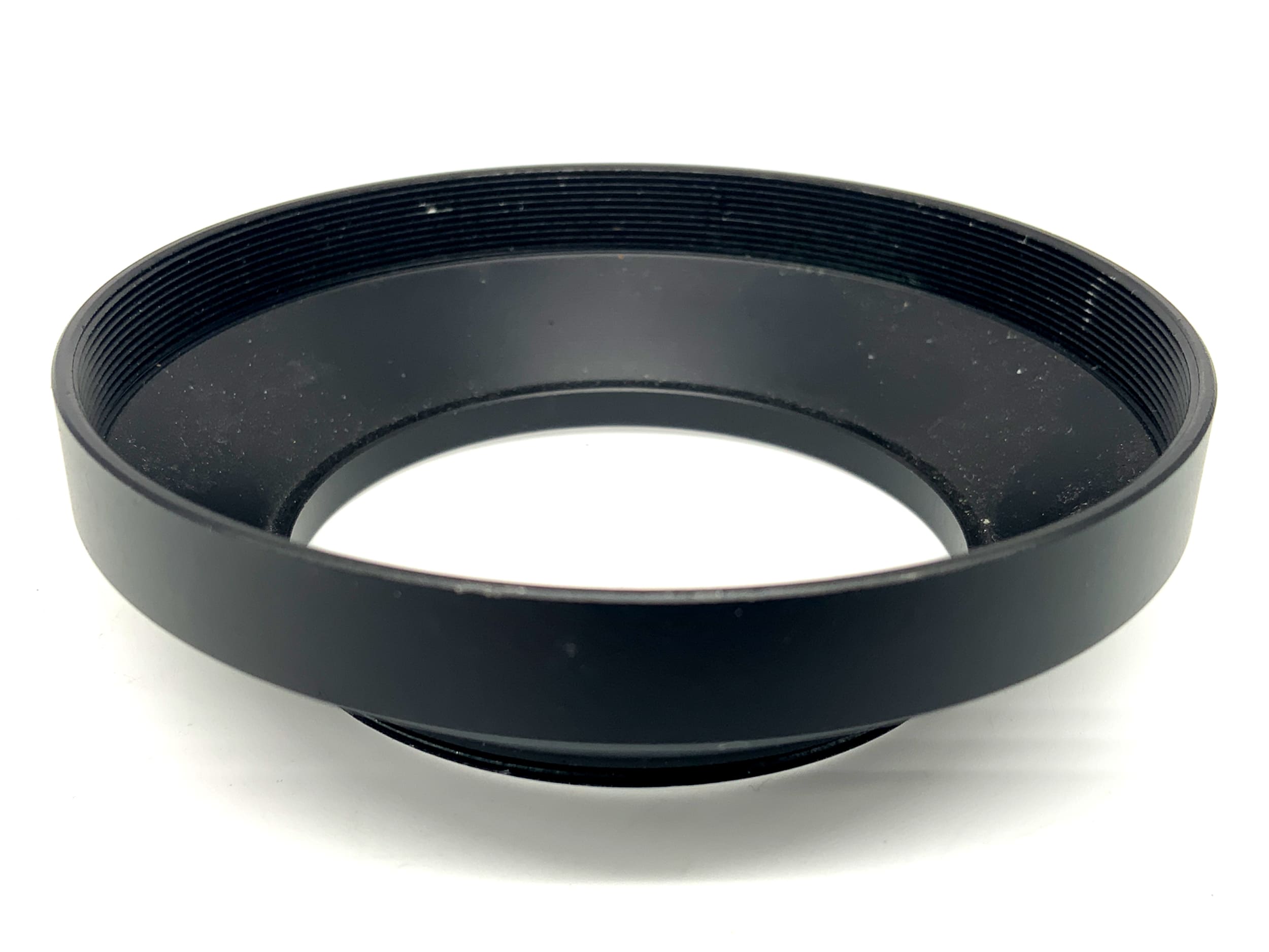 vhbw 55mm Gegenlichtblende metall Schraubblende schwarz lenshood Sonnenblende
