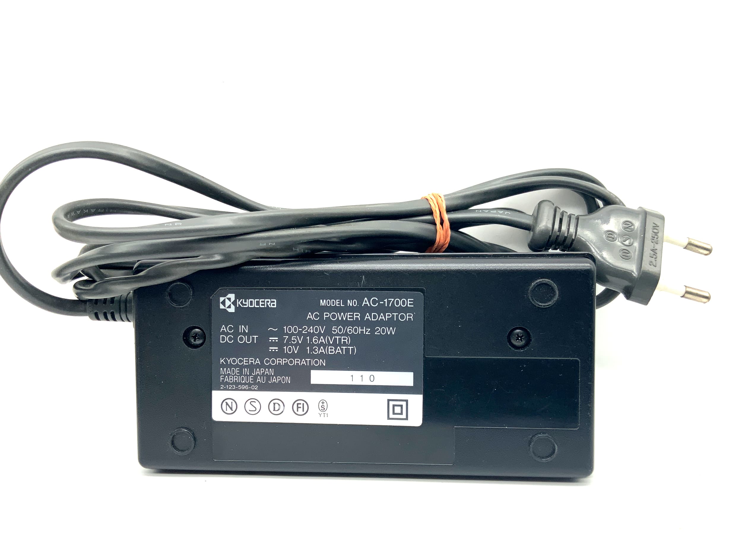 Adaptateur secteur pour chargeur de batterie Kyocera AC-1700