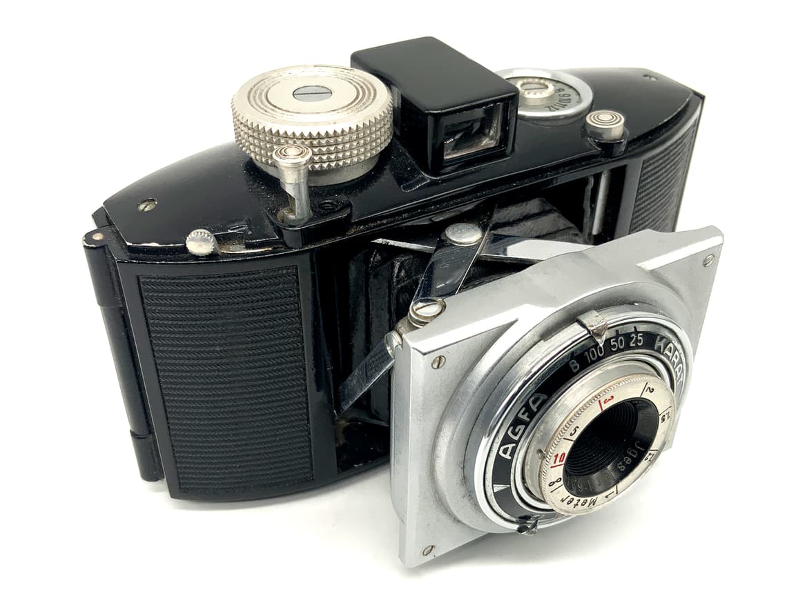 Agfa Karat Klappkamera mit Anastigmat Igestar 5,5cm 1:6.3 Analogkamera