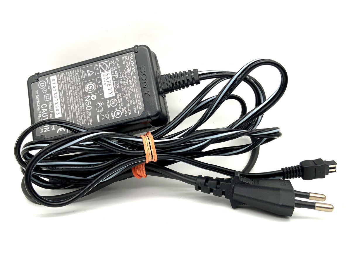 Chargeur de batterie Sony AC-L200, adaptateur secteur