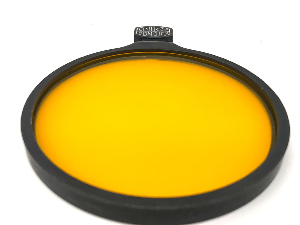 Linhof München Farbfilter gelb/yellow (3) Einsteckfilter Slip in Filter ca.76mm