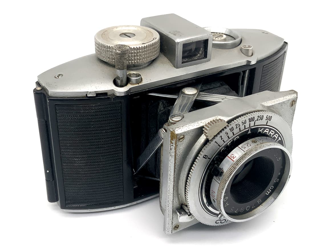 Agfa Karat Klappkamera mit Agfa Solinar 5cm 1:3.5 Analogkamera