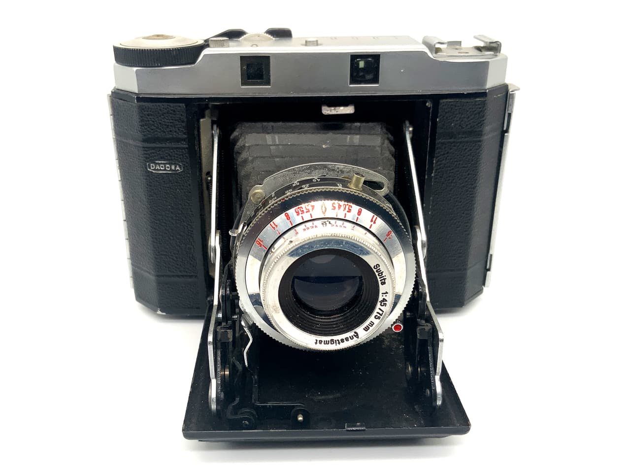 Dacora Royal Klappkamera mit Anastigmat Subita 75mm 1:4.5 Analogkamera