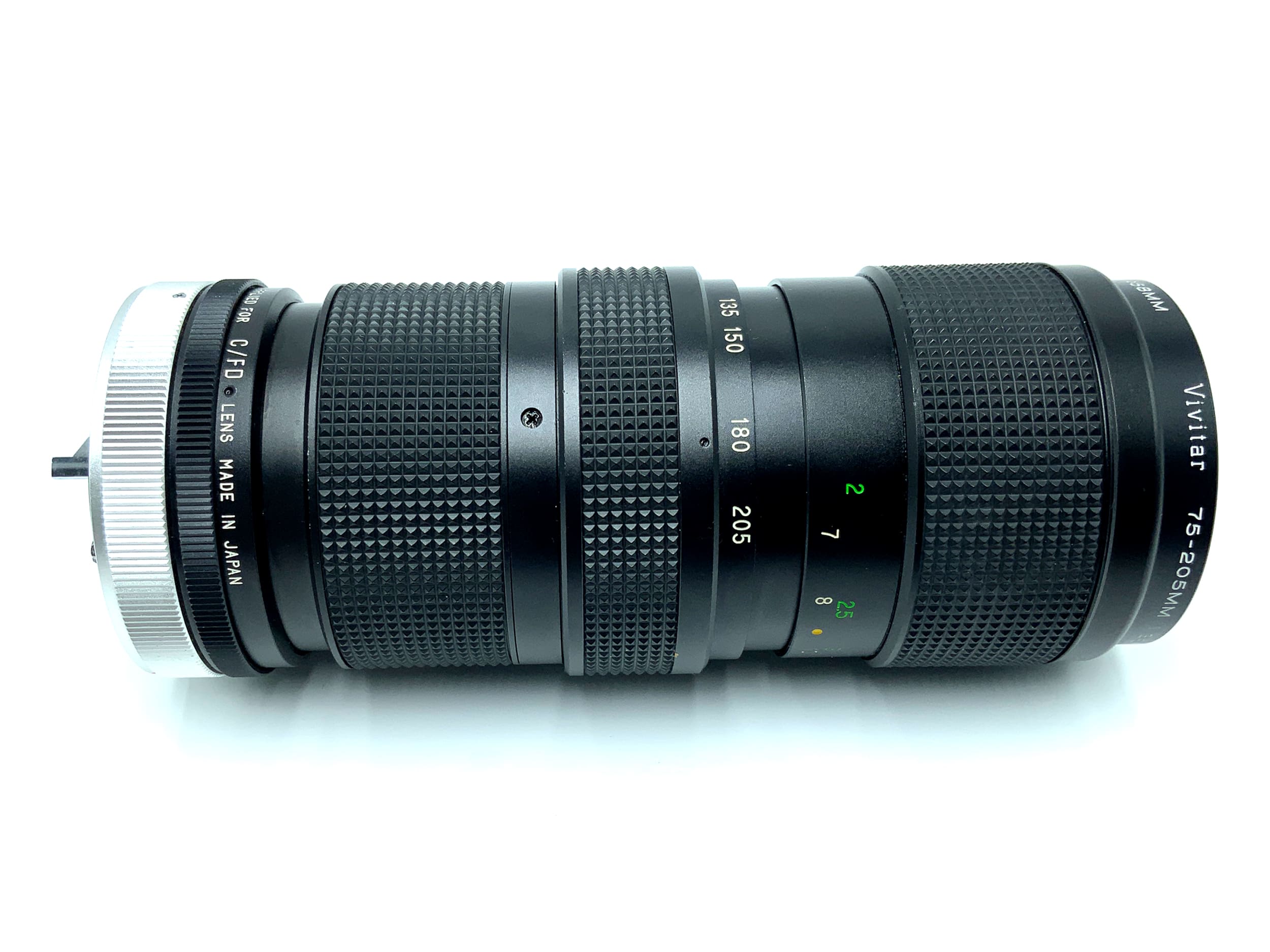 Vivitar Close Focusing Auto Zoom 75-205mm 1:3.8 Zoomobjektiv (Canon FD) Nebel!
