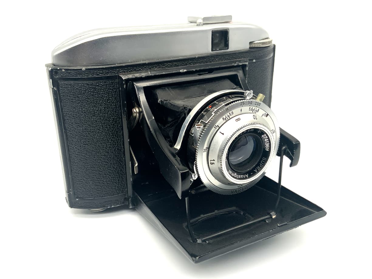 Gerlach Trixette Klappkamera mit Super-Anastigmat 7,5cm 1:5.6 Analogkamera