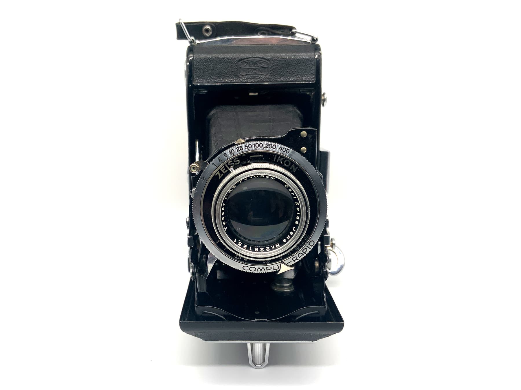 Zeiss Ikon Ikonta 521/2 Klappkamera mit Carl Zeiss Tessar 10,5cm 1:3.5