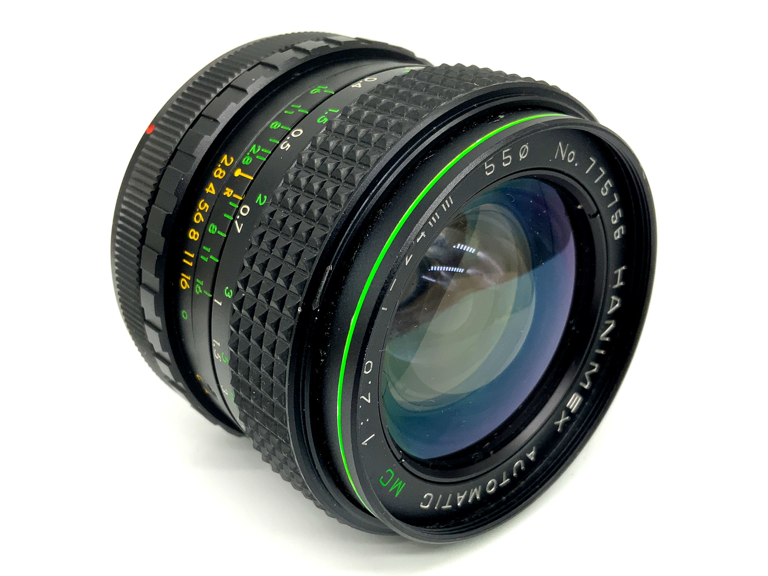 Hanimex Automatic MC 24mm 1:2.8 Objektiv Festbrennweite (Canon FD) Nebel!