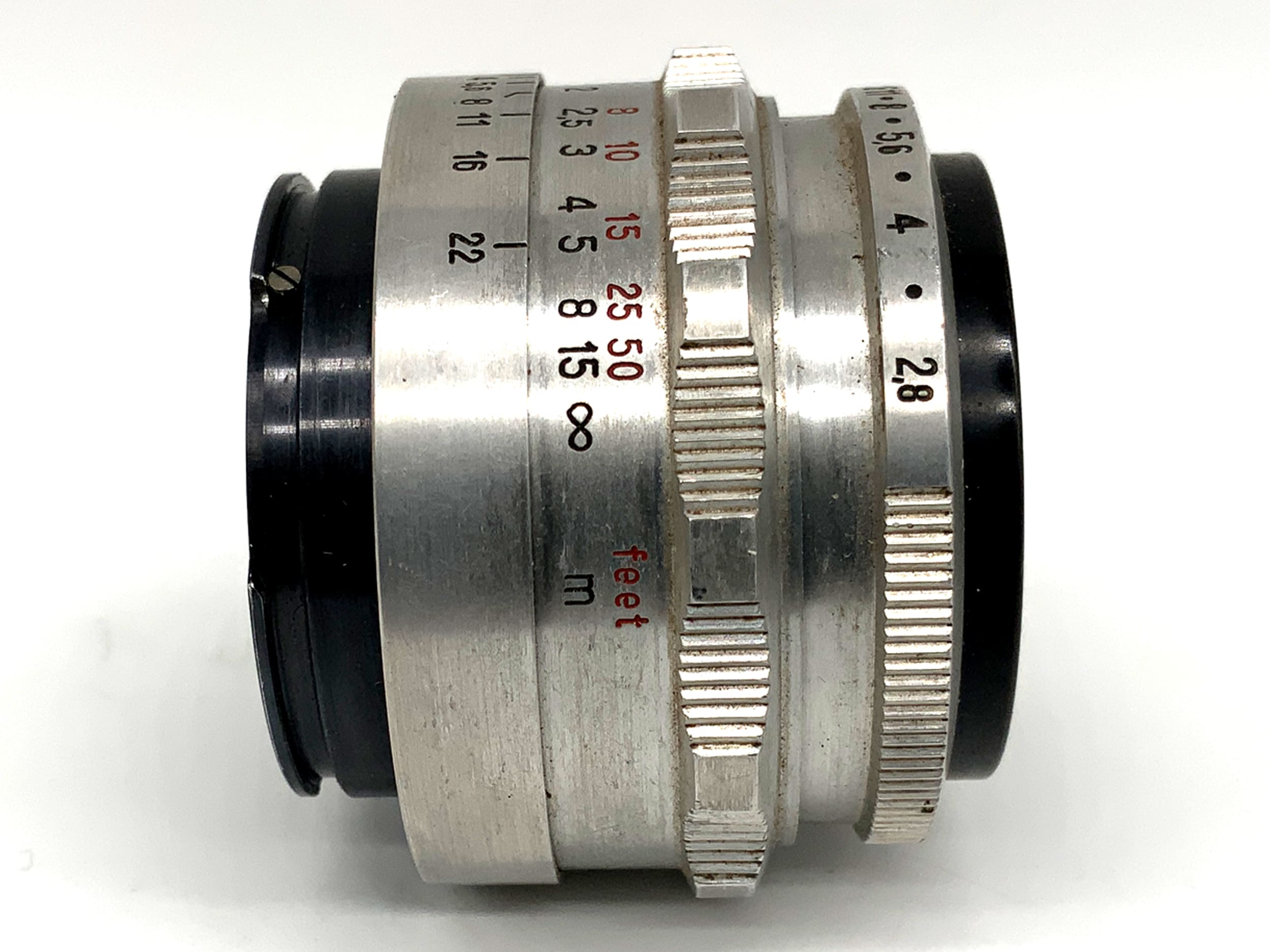Carl Zeiss Jena Tessar 50mm 1:2.8 Objektiv Festbrennweite (EXA) Nebel!