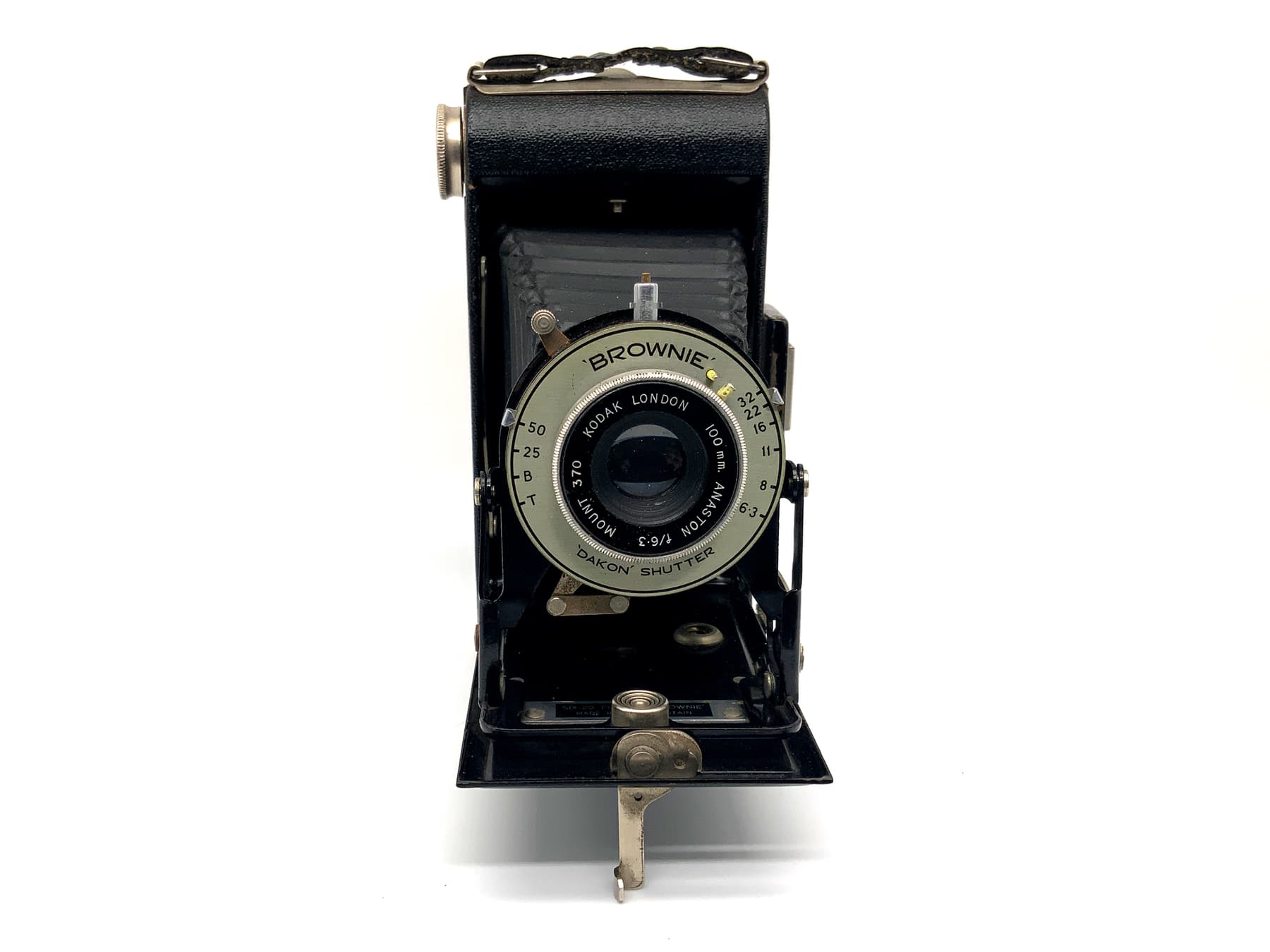 Eastman Kodak SIX-20 Folding Brownie Klappkamera Anaston 100mm 1:6.3 Mount 370