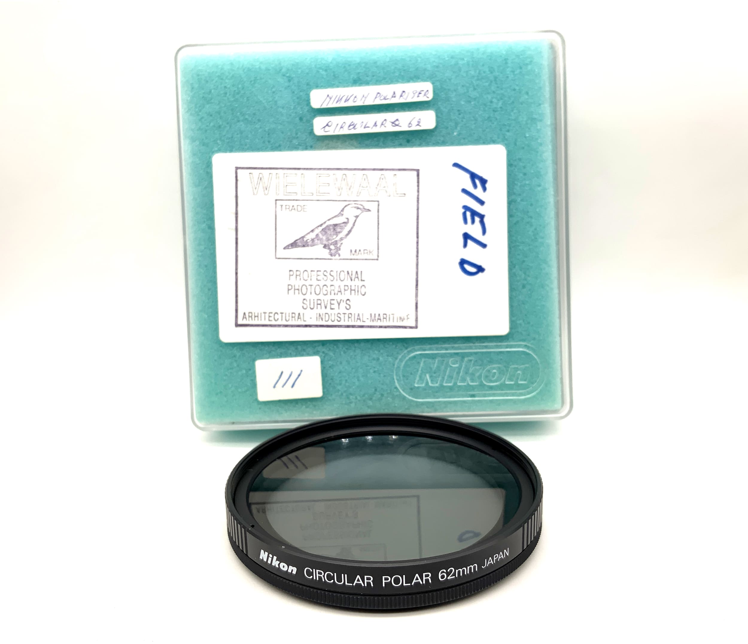 Filtre polarisant circulaire Nikon avec étui, filetage de filtre circulaire de 62 mm