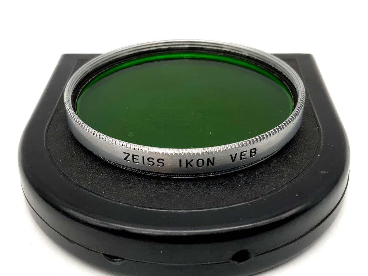 Filtre vert Zeiss Ikon VEB GR50 3-4x dans son étui, filetage de 49 mm