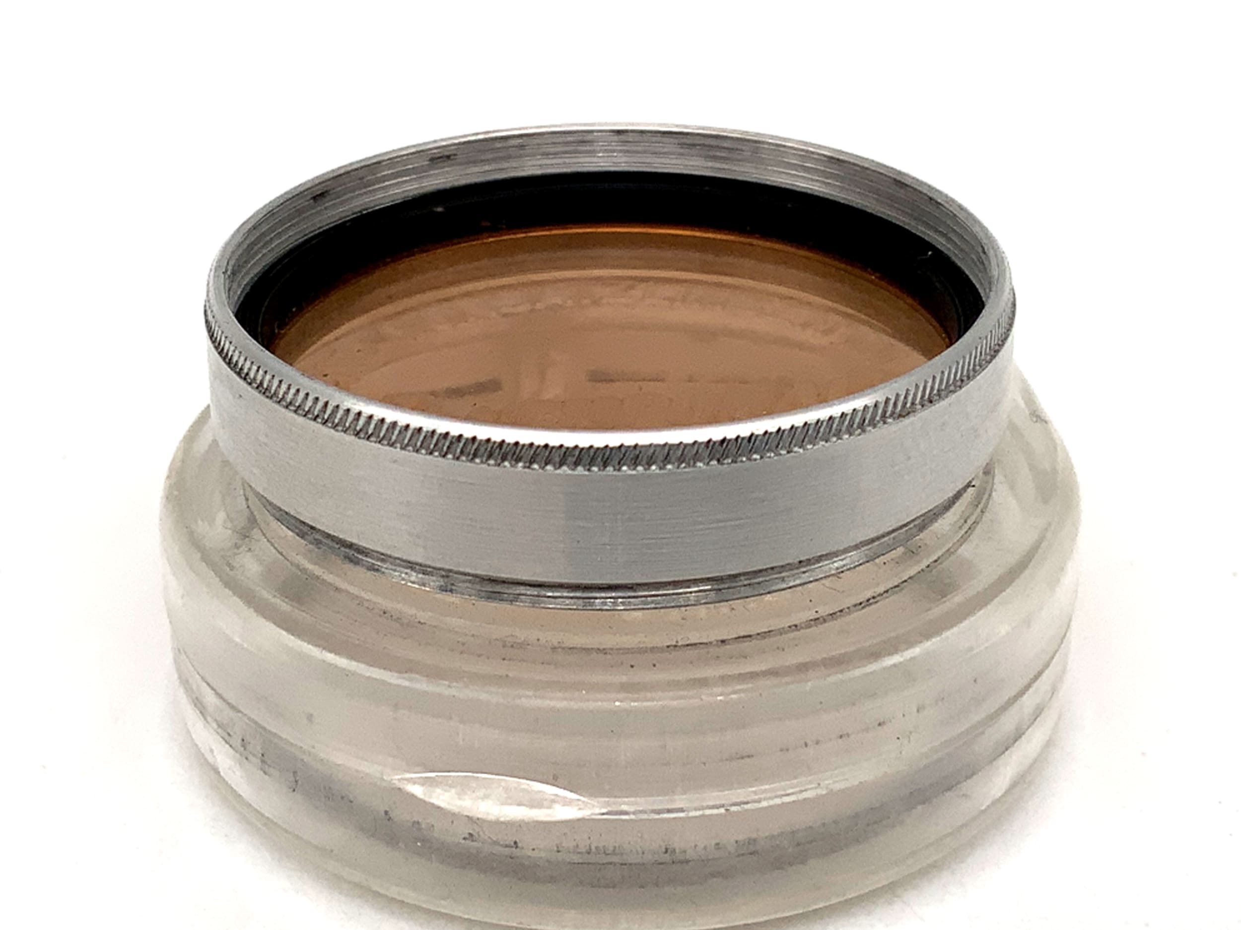 Filtre correcteur Panchromar E30.5 dans son étui, filetage circulaire de 30,5 mm