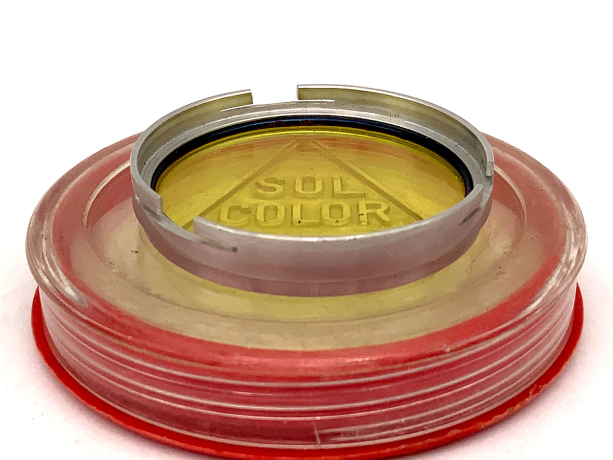 Filtre de couleur Sol Color jaune clair/jaune clair, à enfiler, 29/30 mm