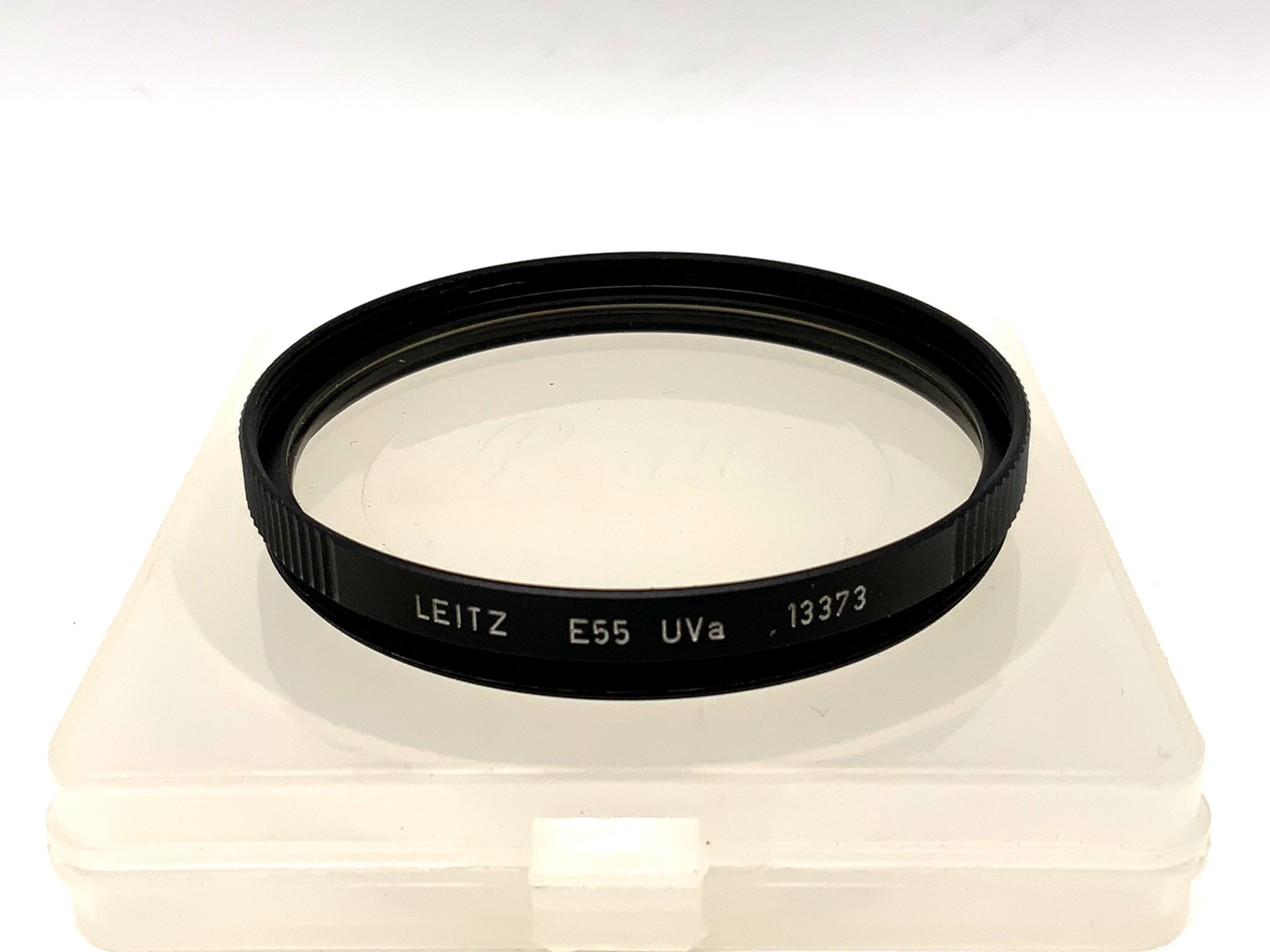 Leica Leitz UV E55 Uva 13373 in case, filter 55mm circular filter thread