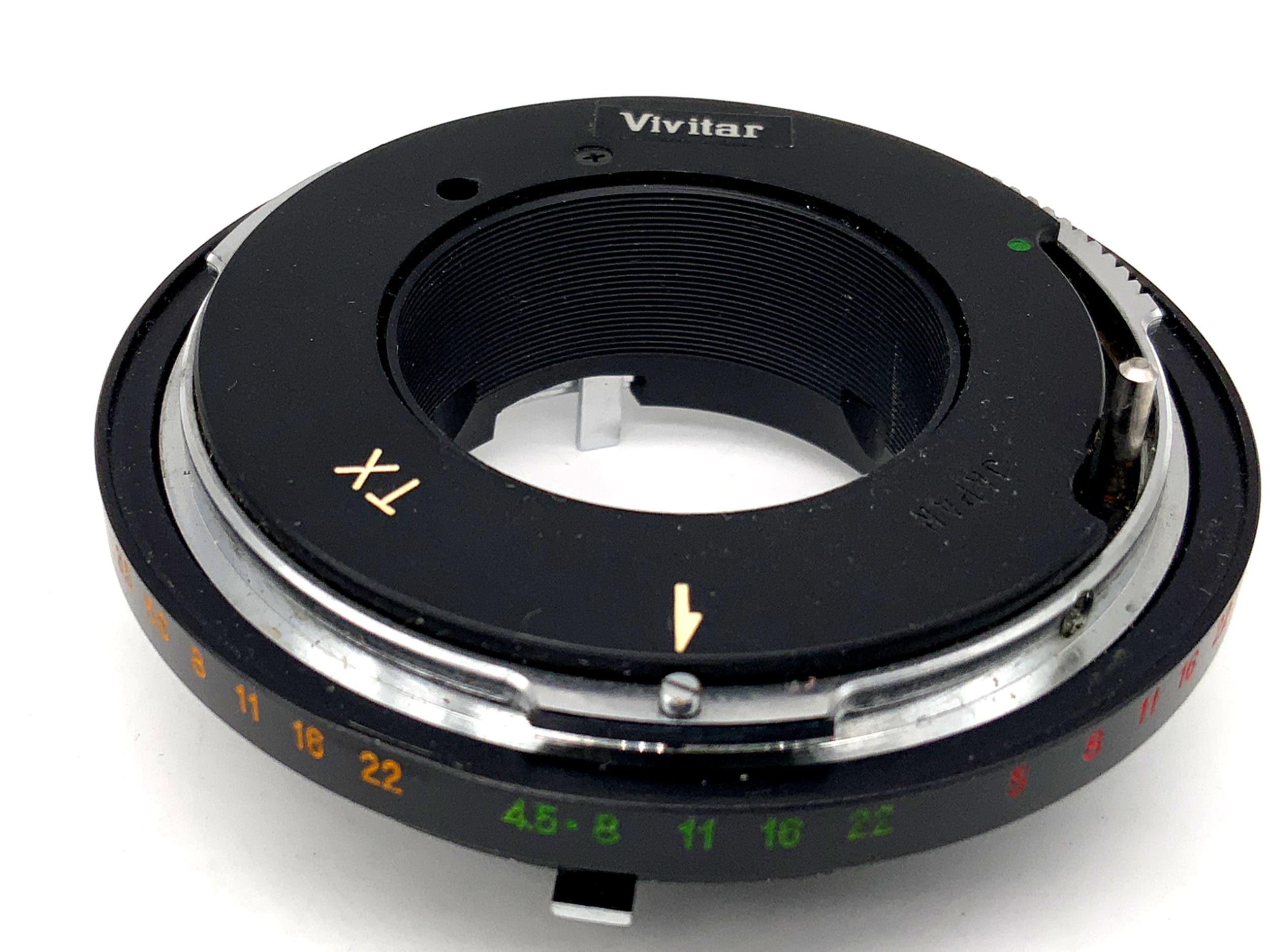 Adaptateur d'objectif, convertisseur de monture d'objectif (Soligor T4/Vivitar TX -> Minolta MD)