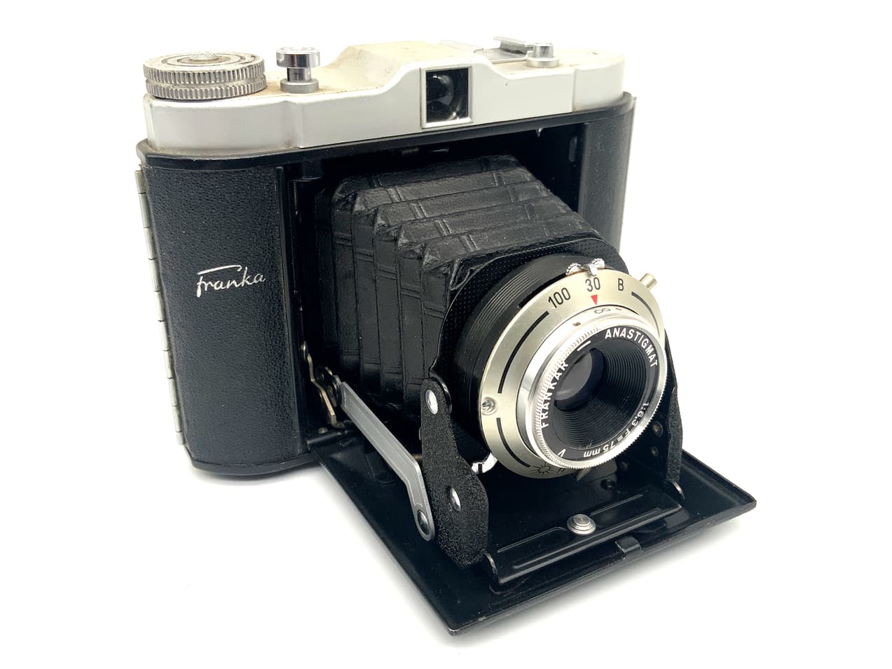 Appareil photo pliant Franka Solida Jr. avec objectif analogique Anastigmat 1:6.3/75 mm