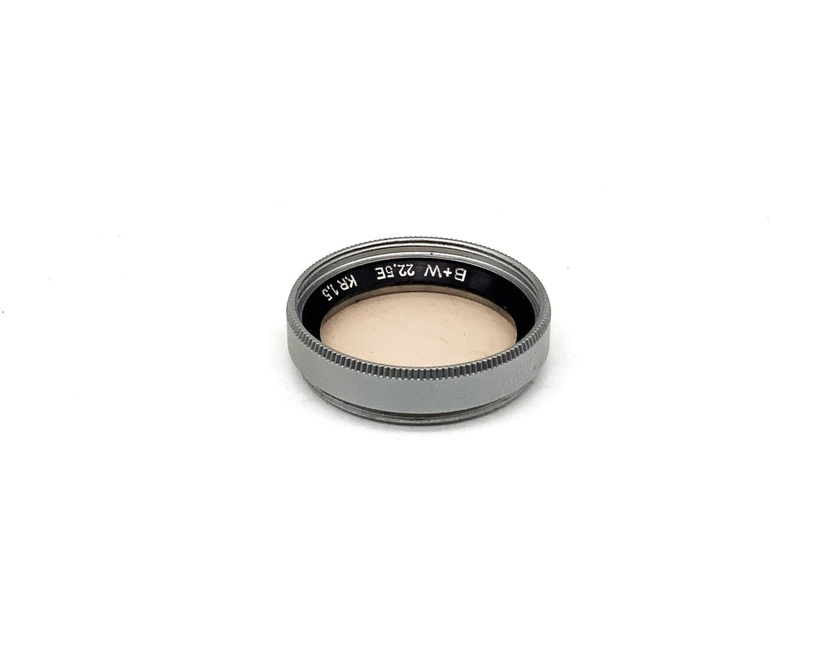 Filtre correcteur B+W 22.5E KR1.5, filetage circulaire de 22,5 mm