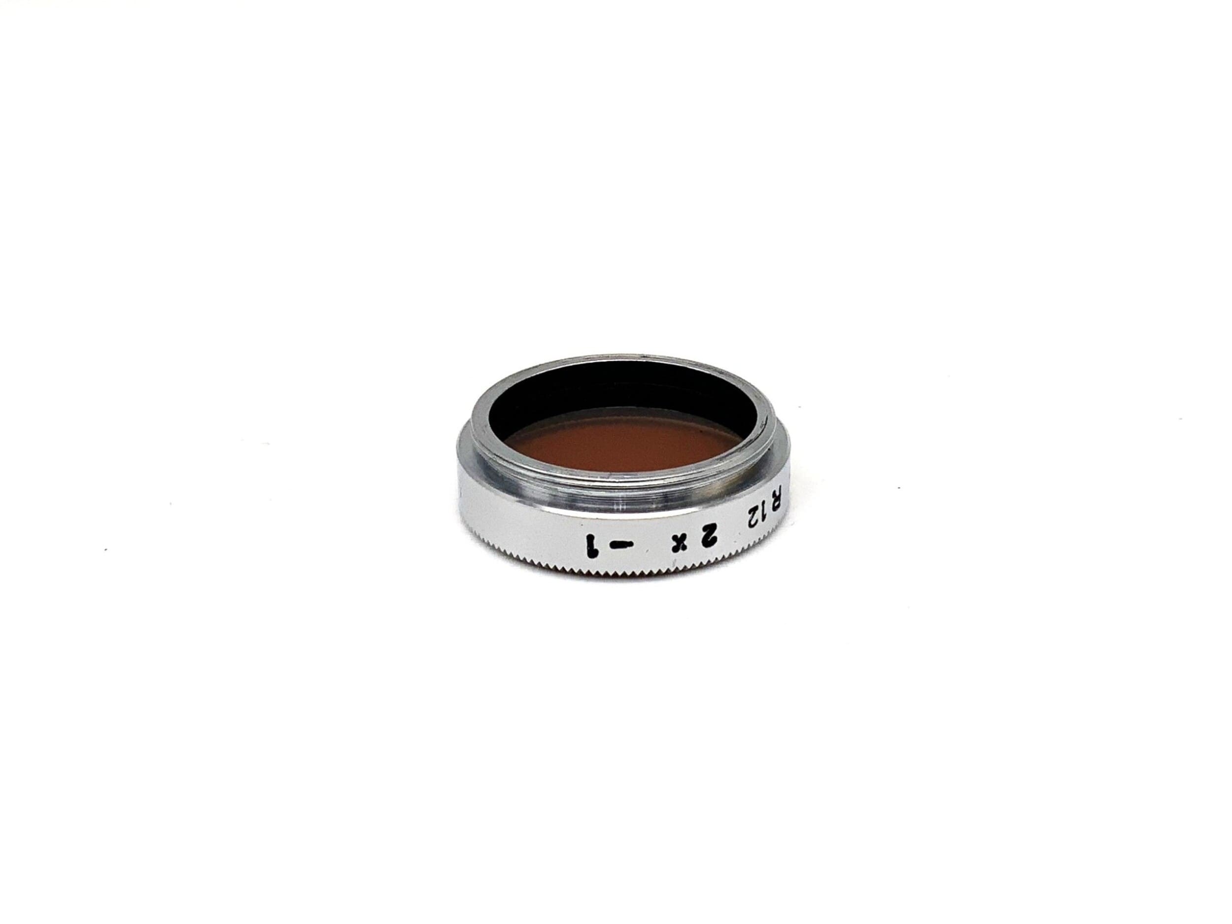 Heliopan color filter 22x0.5 R12 2x -1 filter 22mm circular filter thread