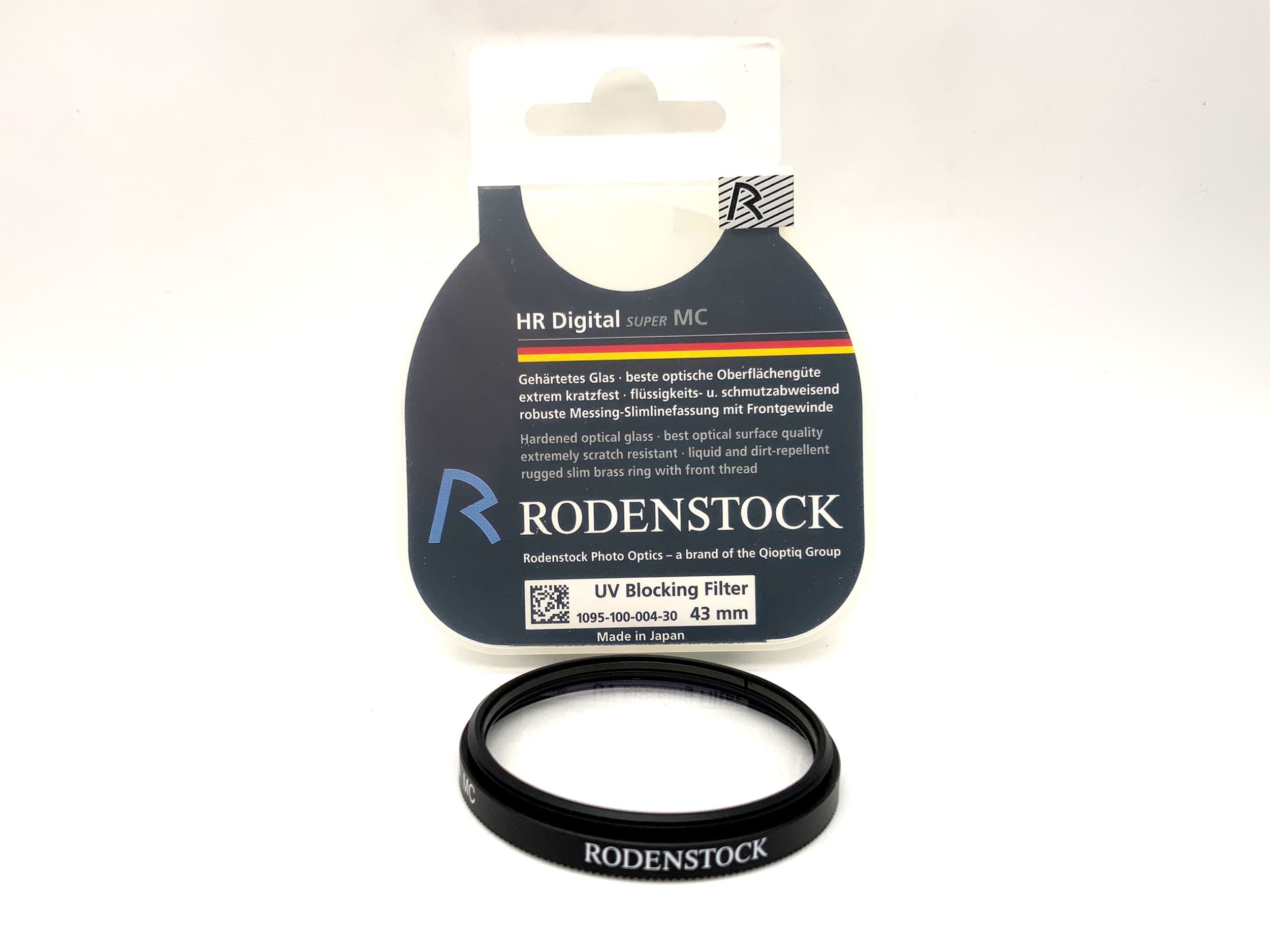 Rodenstock UV HR Digital UV/1x super MC in OVP Filter 43mm Kreisförmig