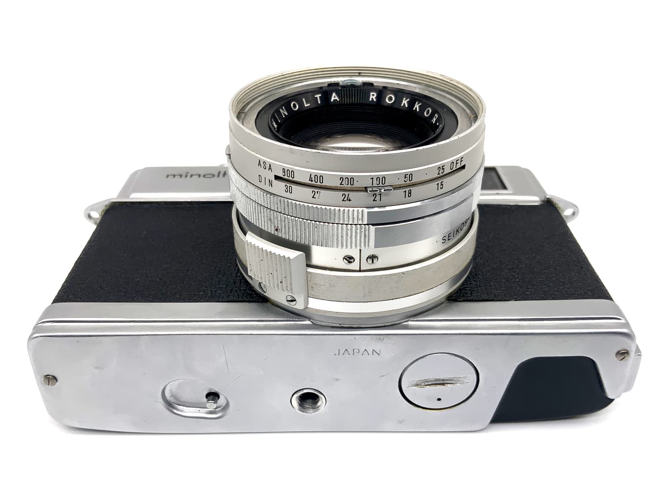 Minolta Hi-Matic 7 Messsucherkamera mit Rokkor-PF 45mm 1:1.8 Analogkamera