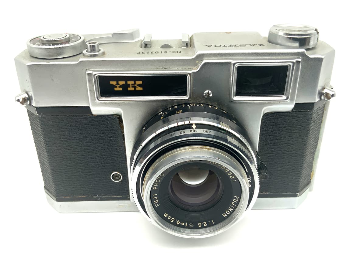 Yashica YK Sucherkamera mit Fujinon 45mm 1:2.8 Kompaktkamera Analogkamera