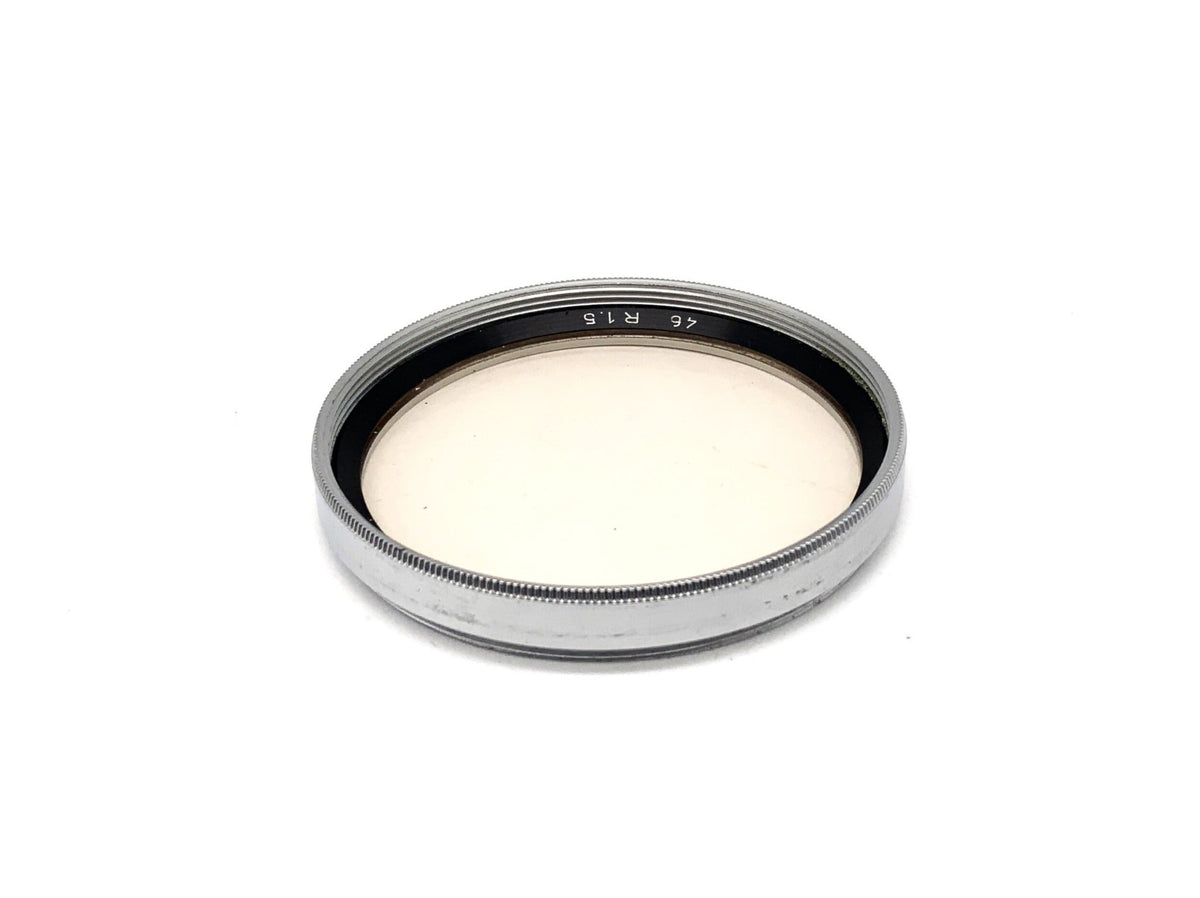 Filtre correcteur B+W R1.5, filetage circulaire de 46 mm