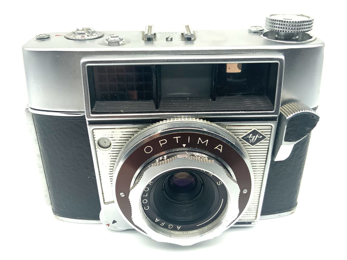 Agfa Optima Compur Sucherkamera mit Color Apotar S Kompaktkamera Analogkamera