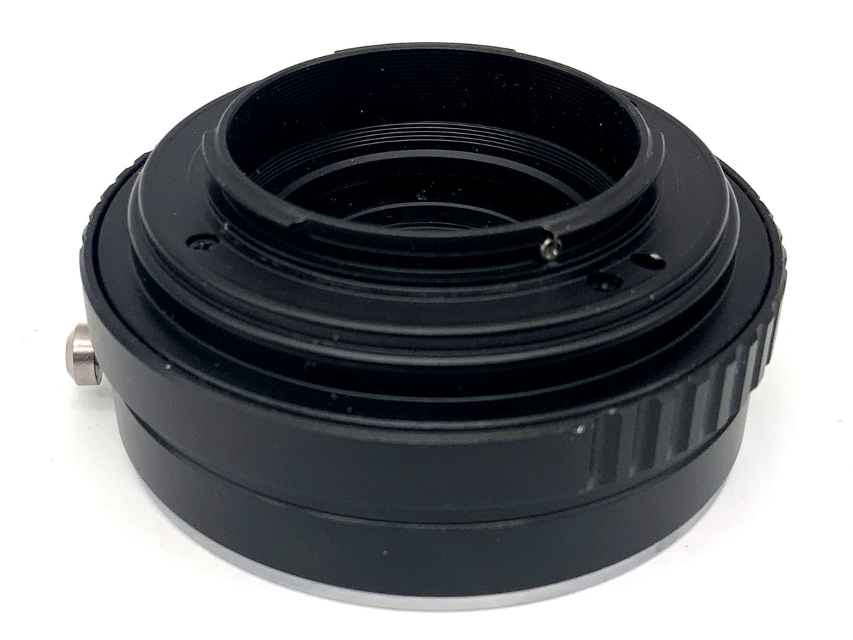 EOS-FX A lens adapter with stepless iris aperture (Canon EF -> Fujica X)