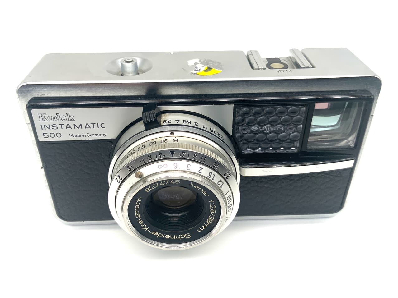 Kodak Instamatic 500 Sucherkamera mit Xenar 38mm 1:2.8 Analogkamera