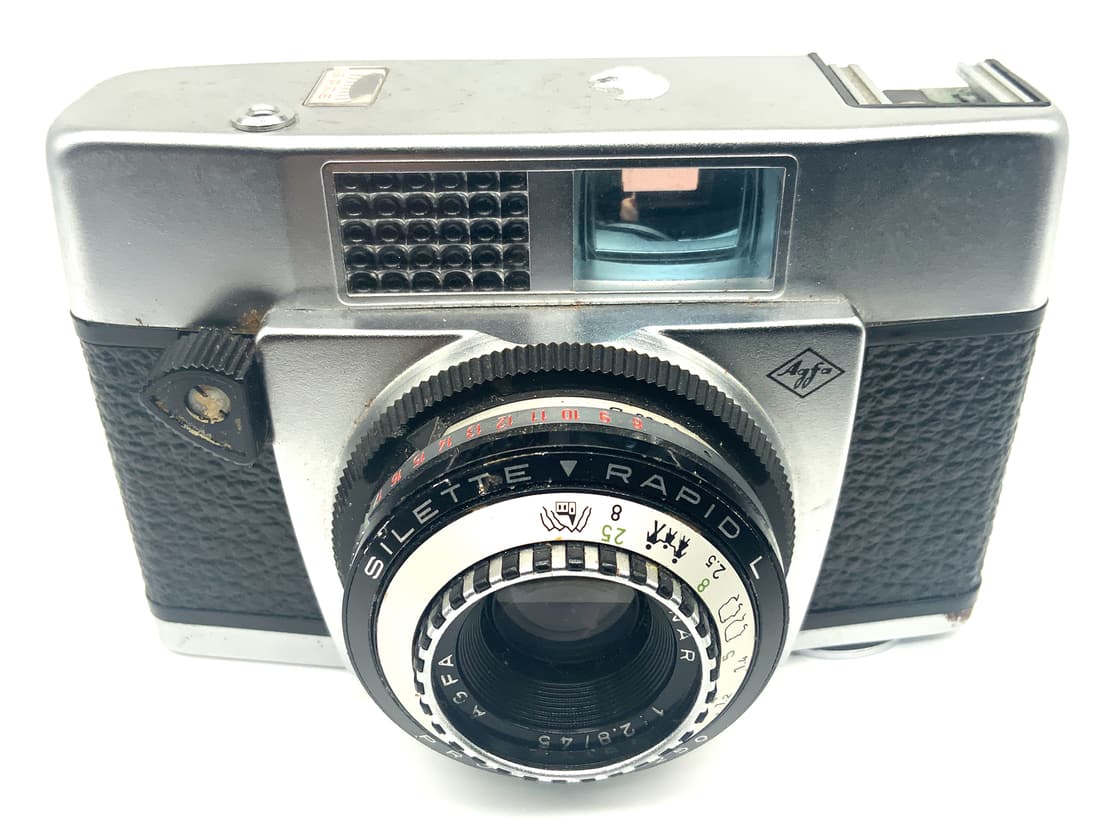 Agfa Silette-Rapid L Sucherkamera mit Color-Agnar 45mm 1:2.8 Analogkamera