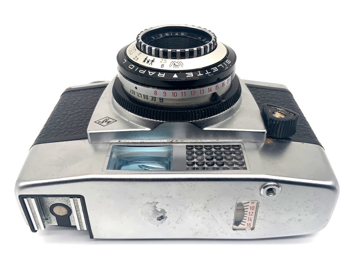 Agfa Silette-Rapid L Sucherkamera mit Color-Agnar 45mm 1:2.8 Analogkamera