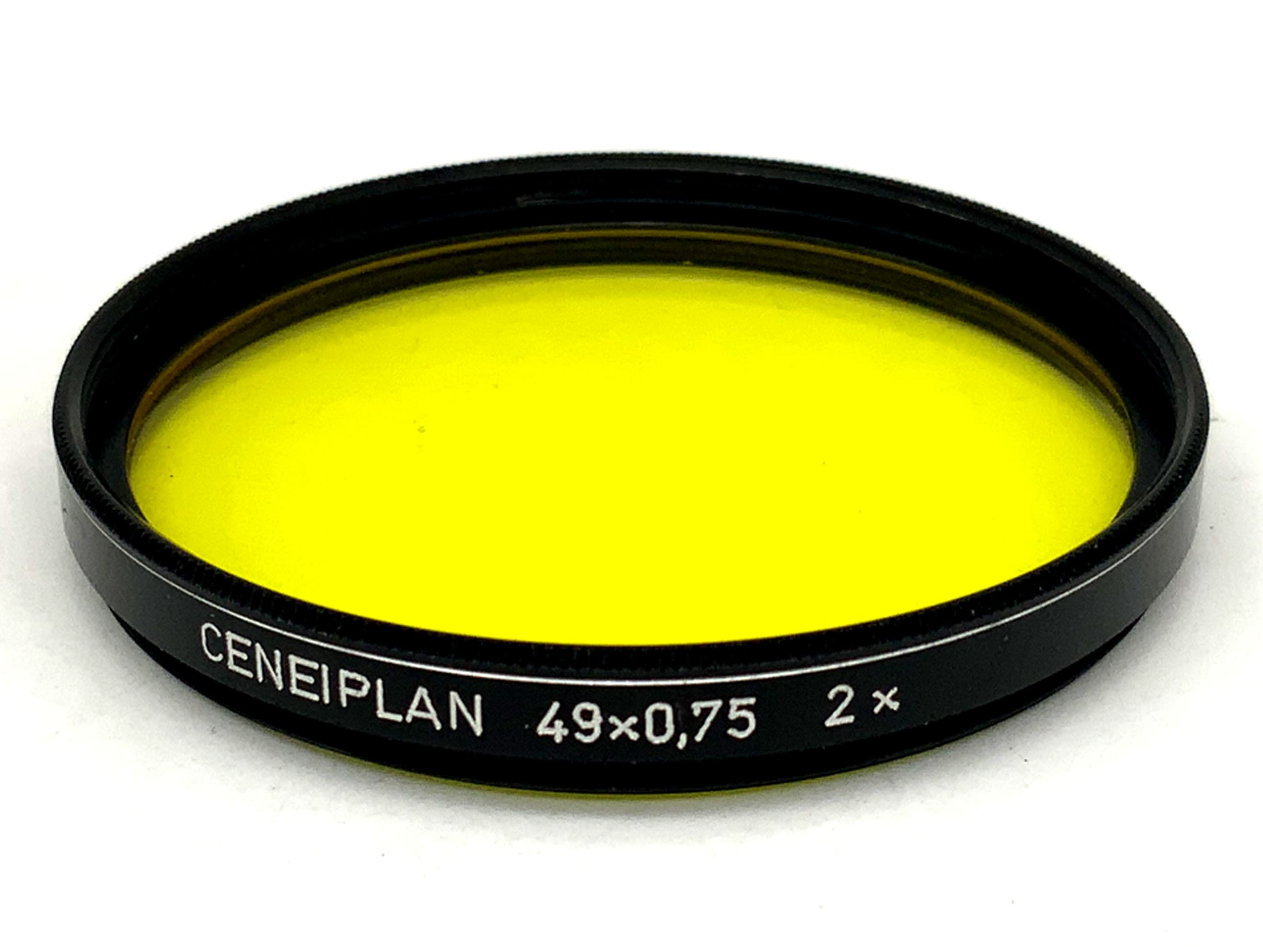 Ceneiplan Color Filter 49x0.75 2x Yellow Filter 49mm Circular