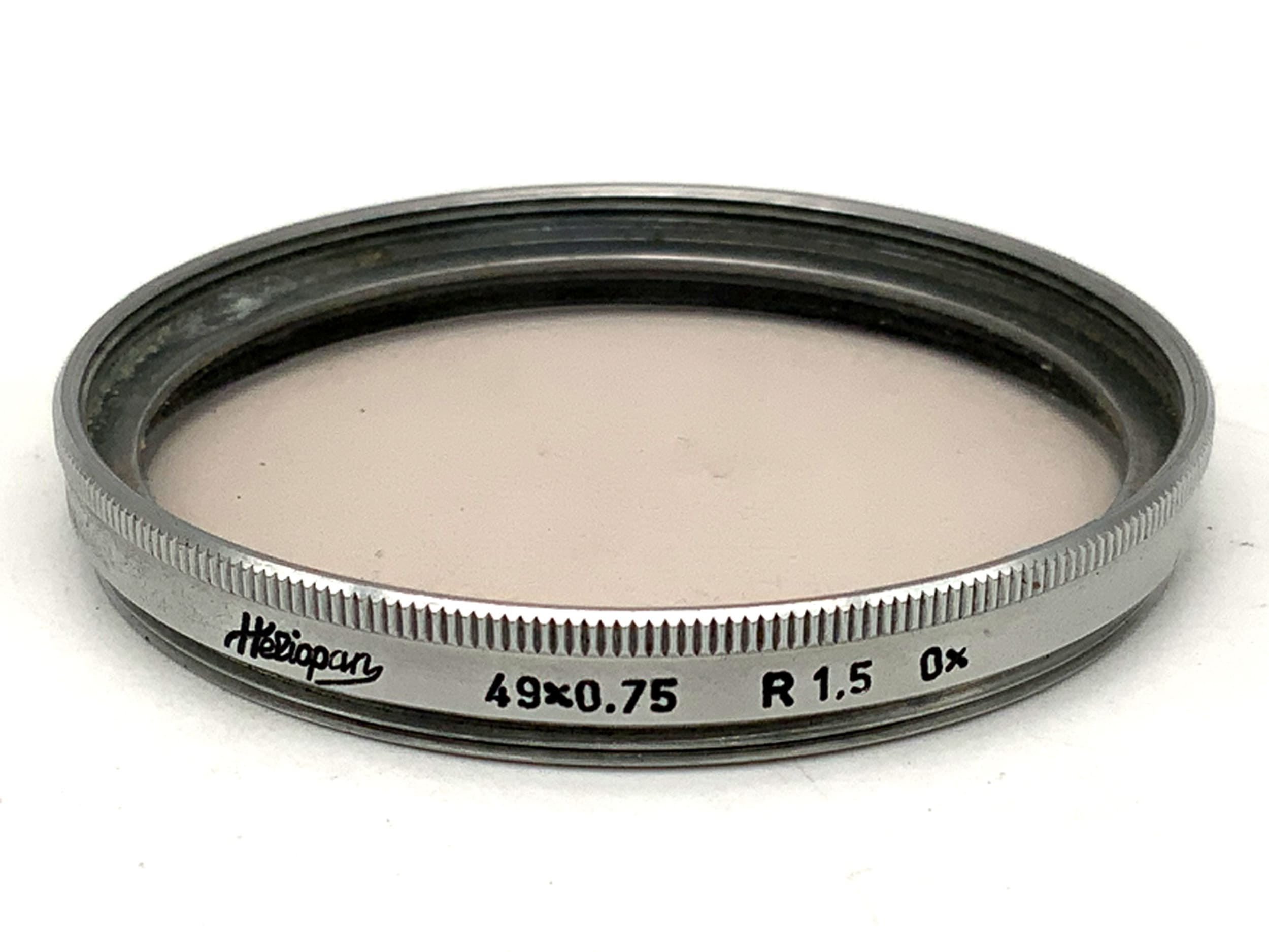 Heliopan correction filter 49x0.75 R1.5 0x filter 49mm circular filter thread