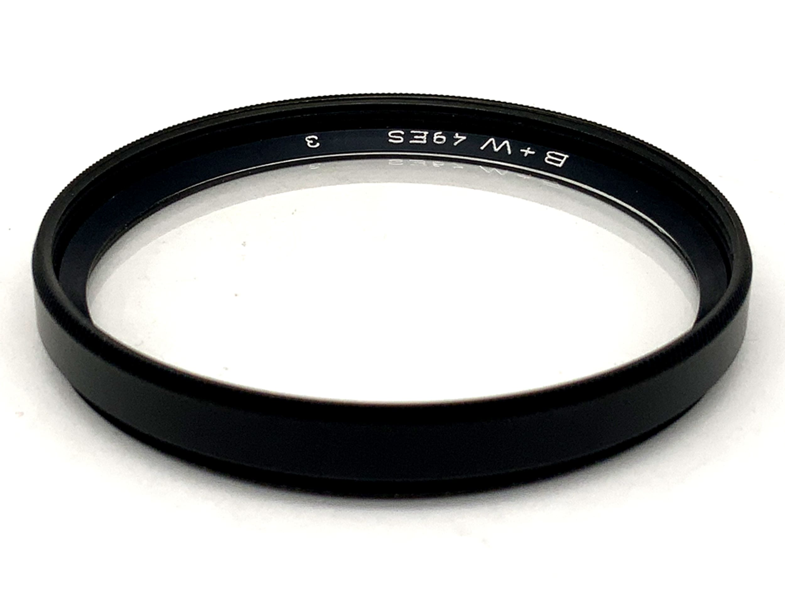 B+W Close-Up Lens 49ES 3 Close-Up Filter 49mm Circular Filter Thread