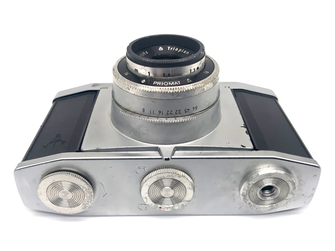 Pentacon Pentona II Sucherkamera mit Meyer Optik Trioplan 1:3,5 45mm
