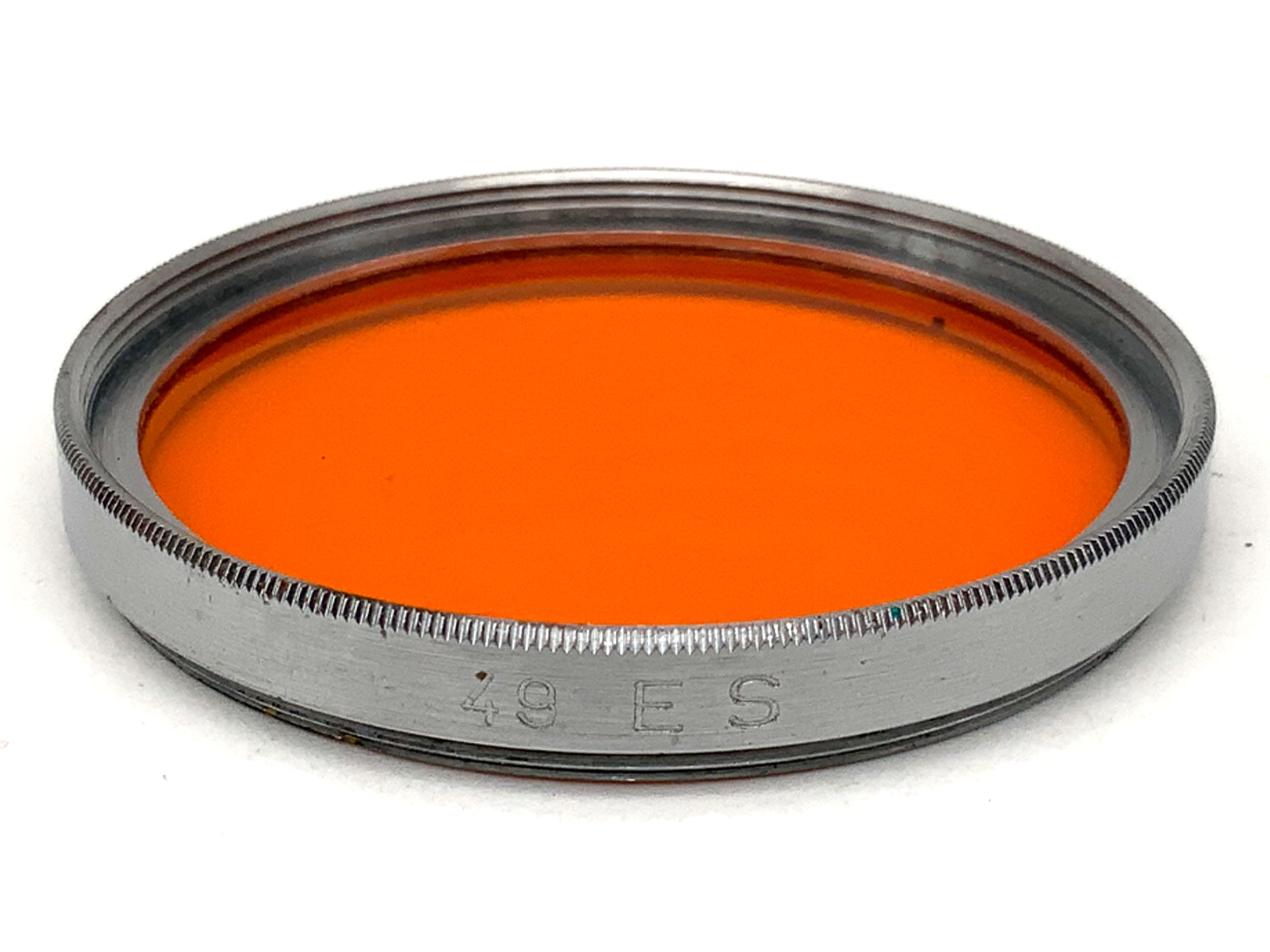 Filtre de couleur B+W 49ES, filtre orange, filetage circulaire de 49 mm