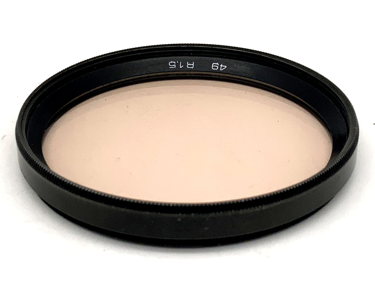 Filtre correcteur B+W R1.5, filtre noir, filetage circulaire de 49 mm