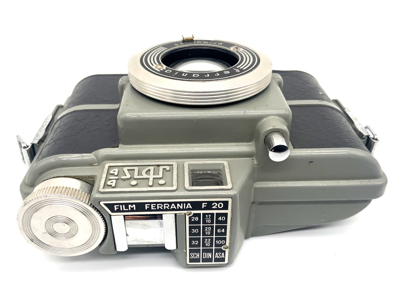 Ferrania F 20 Sucherkamera mit Primar 85 Kompaktkamera Analogkamera