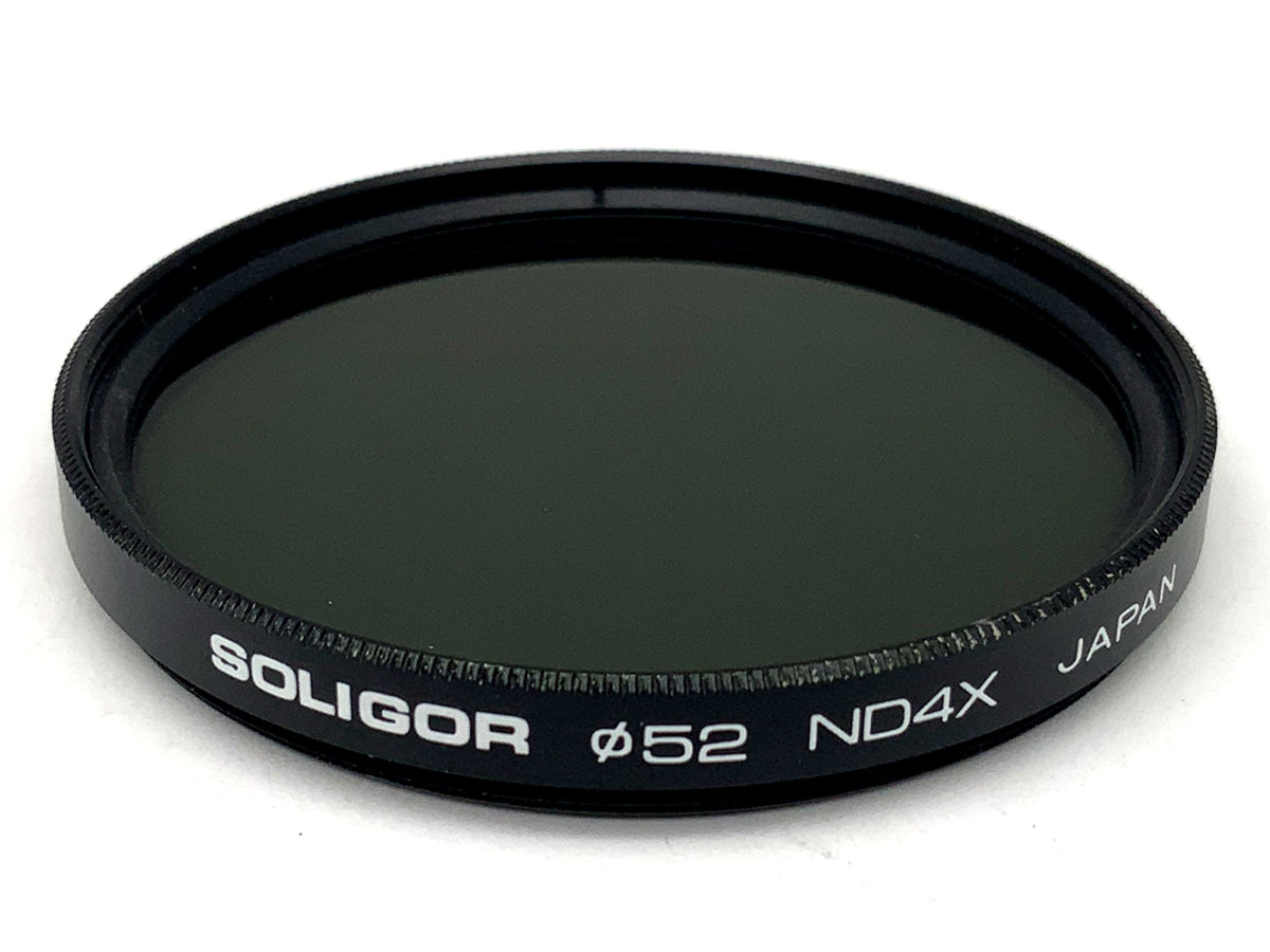 Filtre gris Soligor ND4X, filetage circulaire de 52 mm
