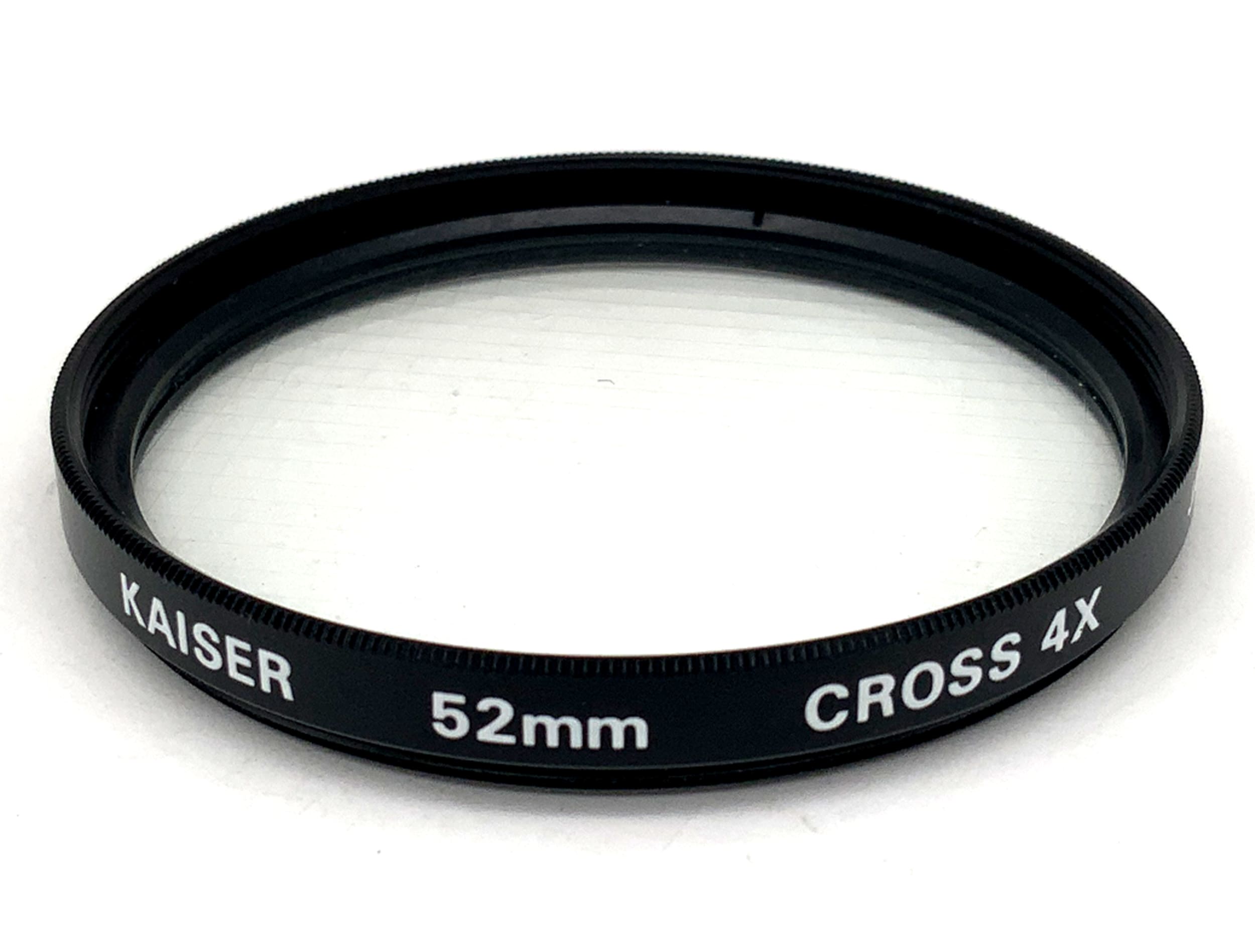 Kaiser Cross grid filter 4x filter 52mm circular filter thread