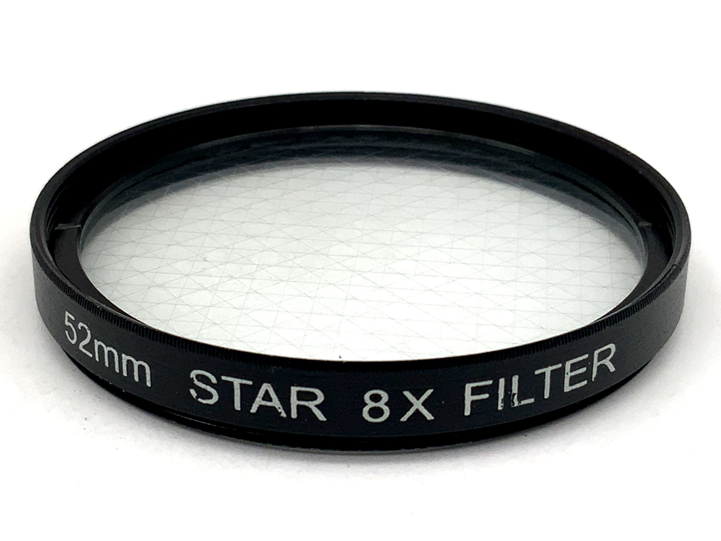 Star grid filter 8X filter 52mm circular filter thread