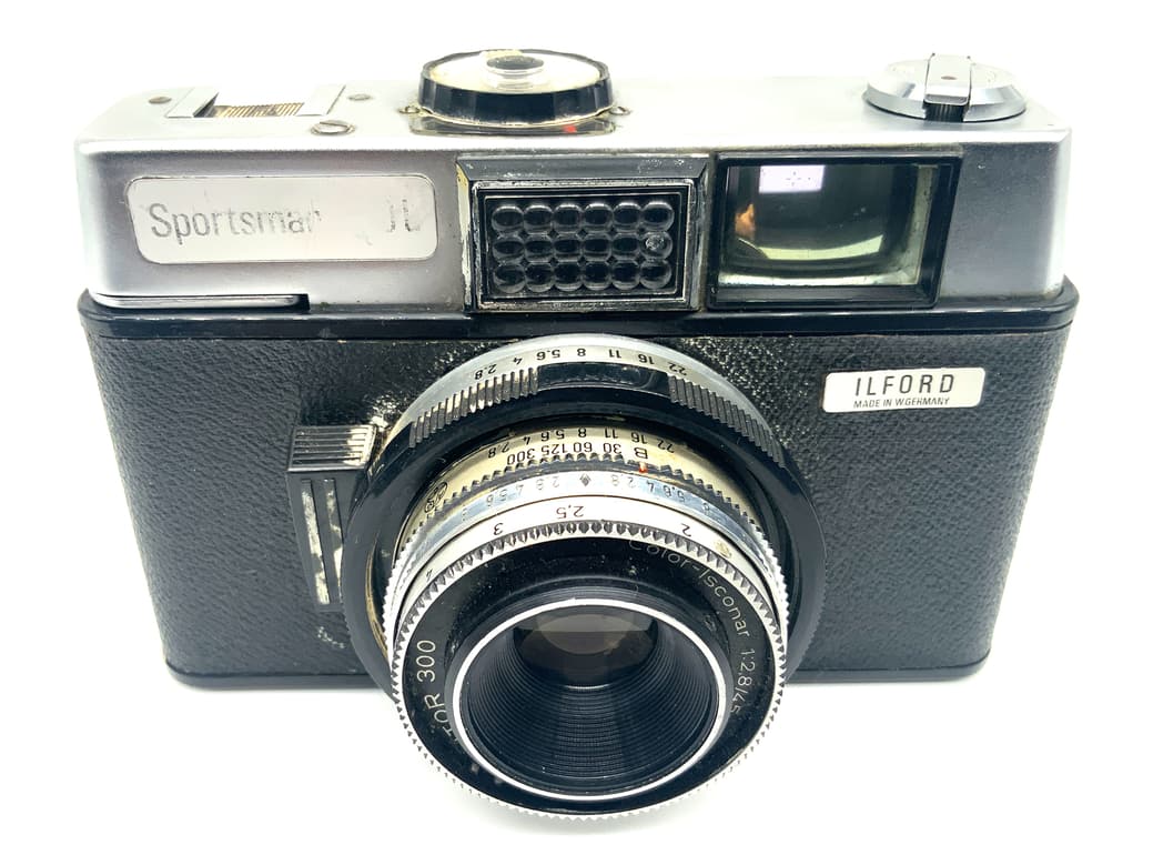 Ilford Sportsman 300L Sucherkamera mit Prontor 300 Color Isconar 45mm 1:2.8