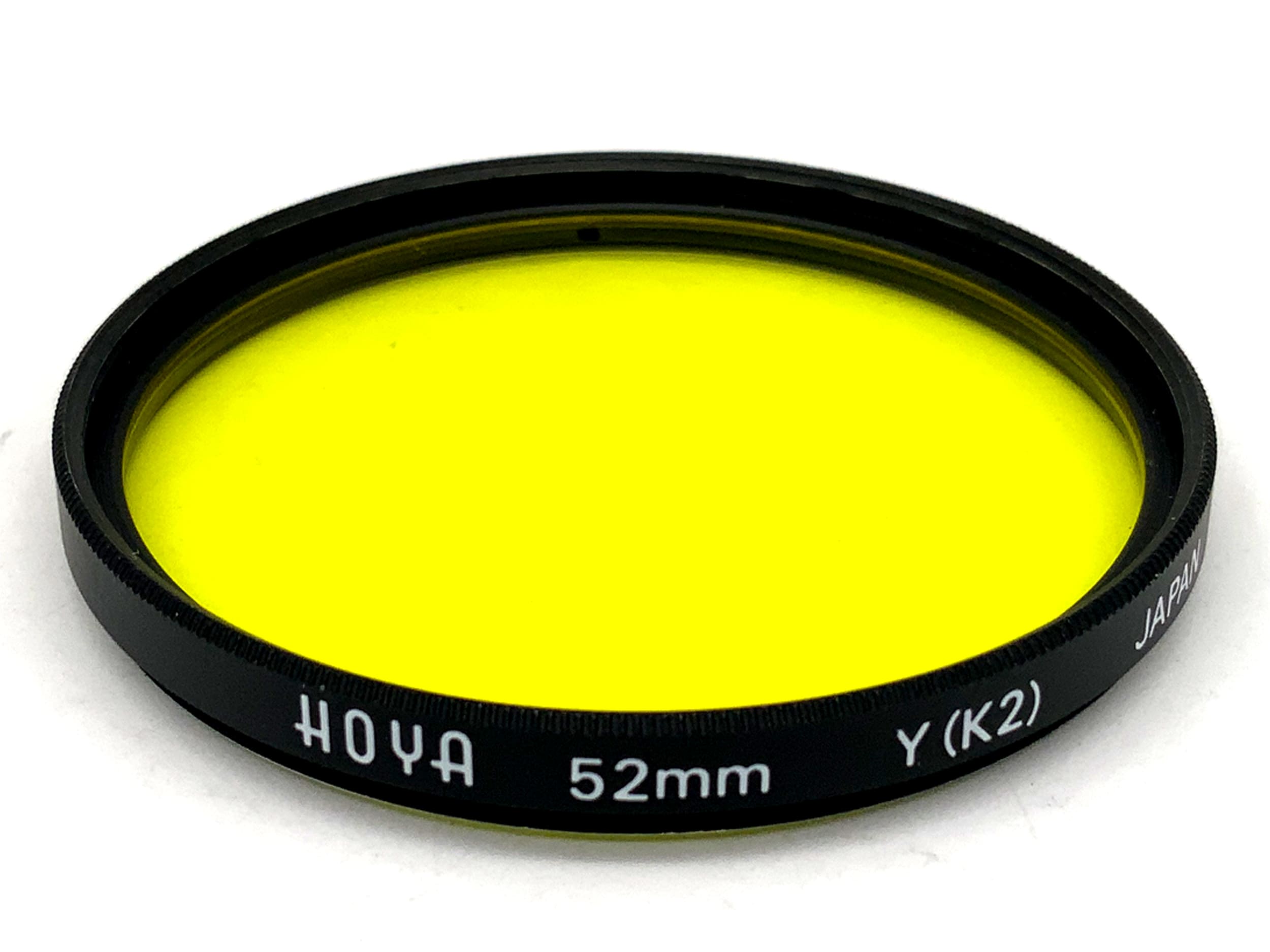 Hoya Yellow Y (K2) Color Filter, 52mm Circular, Filter Thread