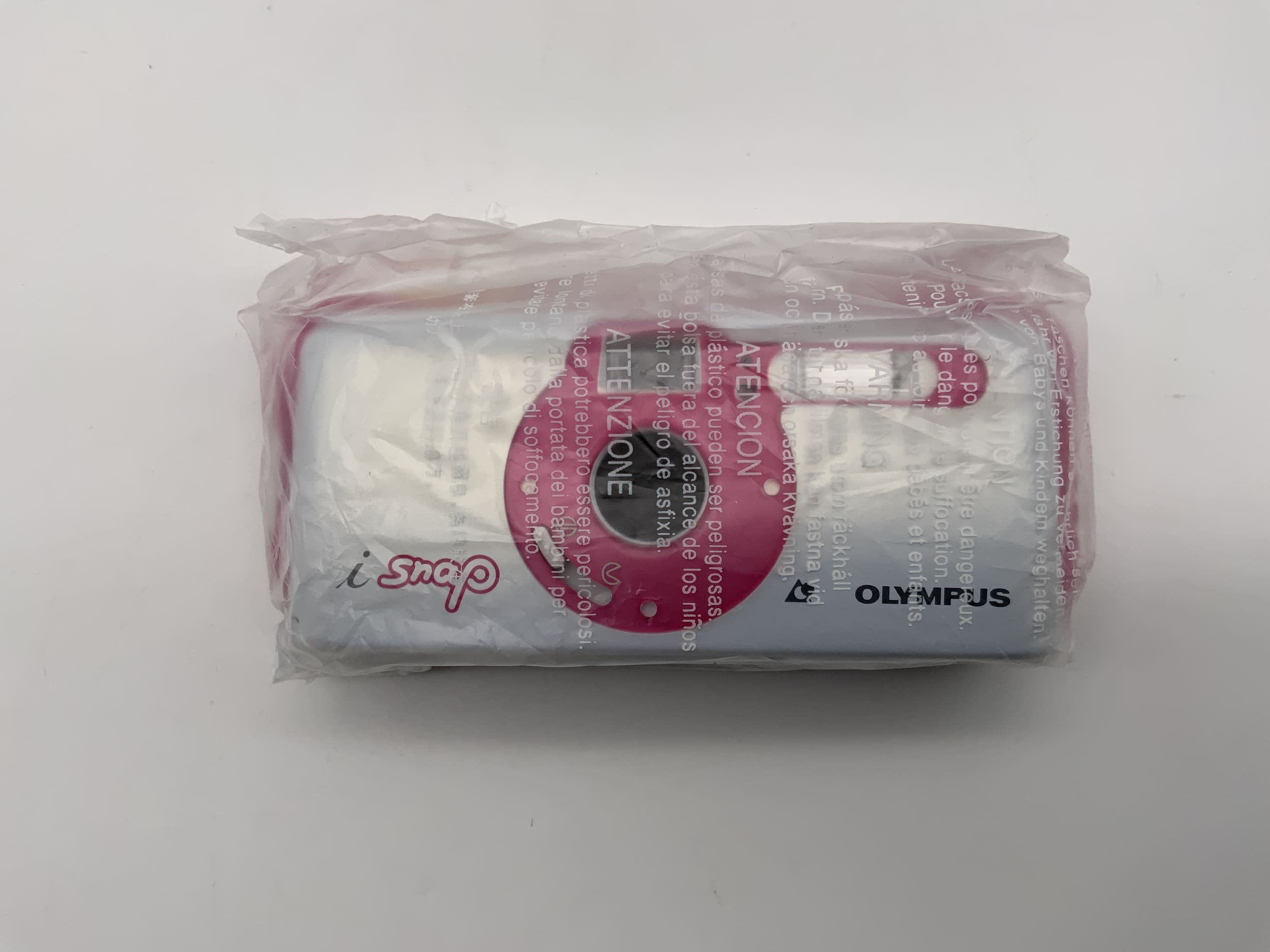Appareil photo compact Olympus i snap Point&amp;Shoot APS rose, emballage d'origine sans batterie