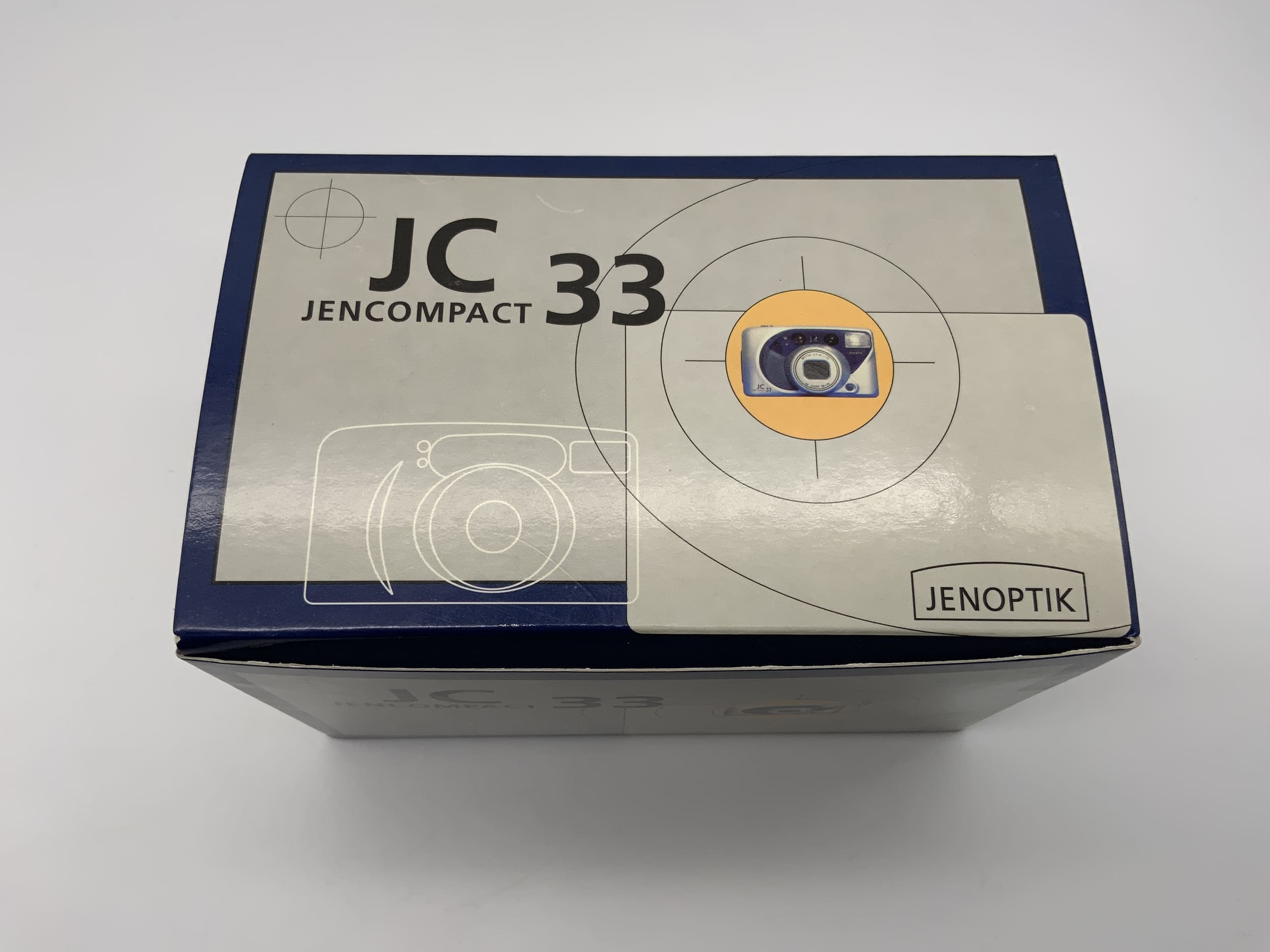 Appareil photo compact Jenoptik JC33 Point &amp; Shoot 35 mm Jenadvance, emballage d'origine sans batterie