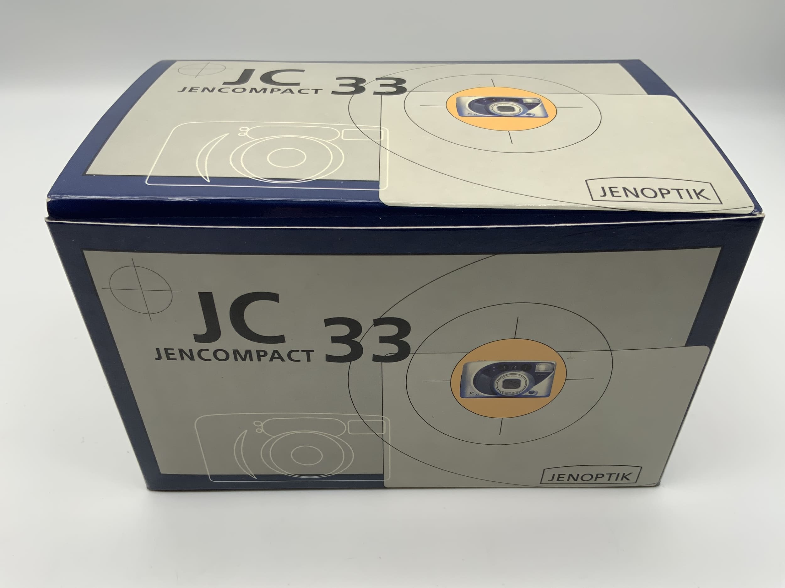 Appareil photo compact Jenoptik JC33 Point &amp; Shoot 35 mm Jenadvance, emballage d'origine sans batterie