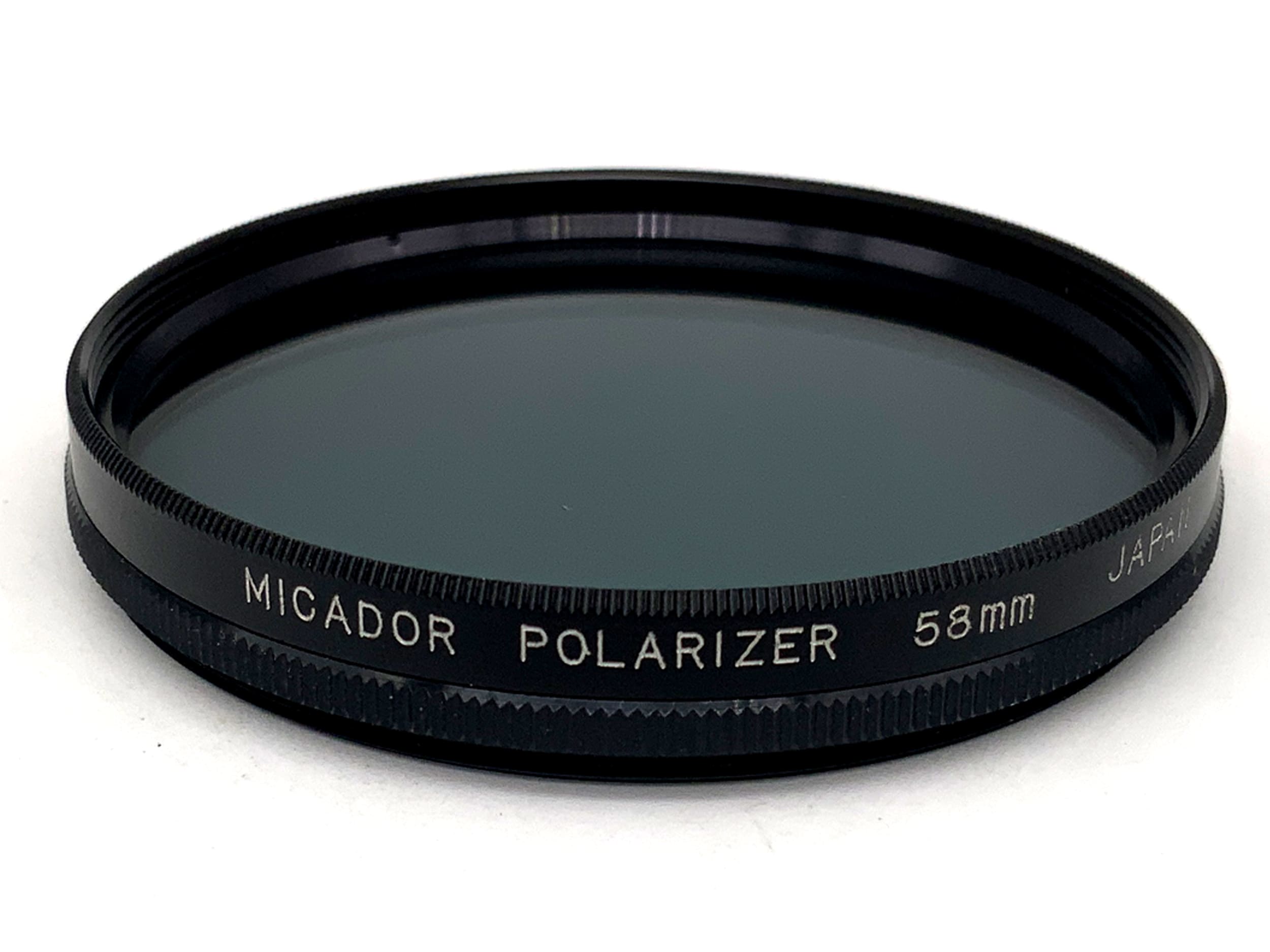 Micador circular polarizer filter, 58mm, circular filter thread