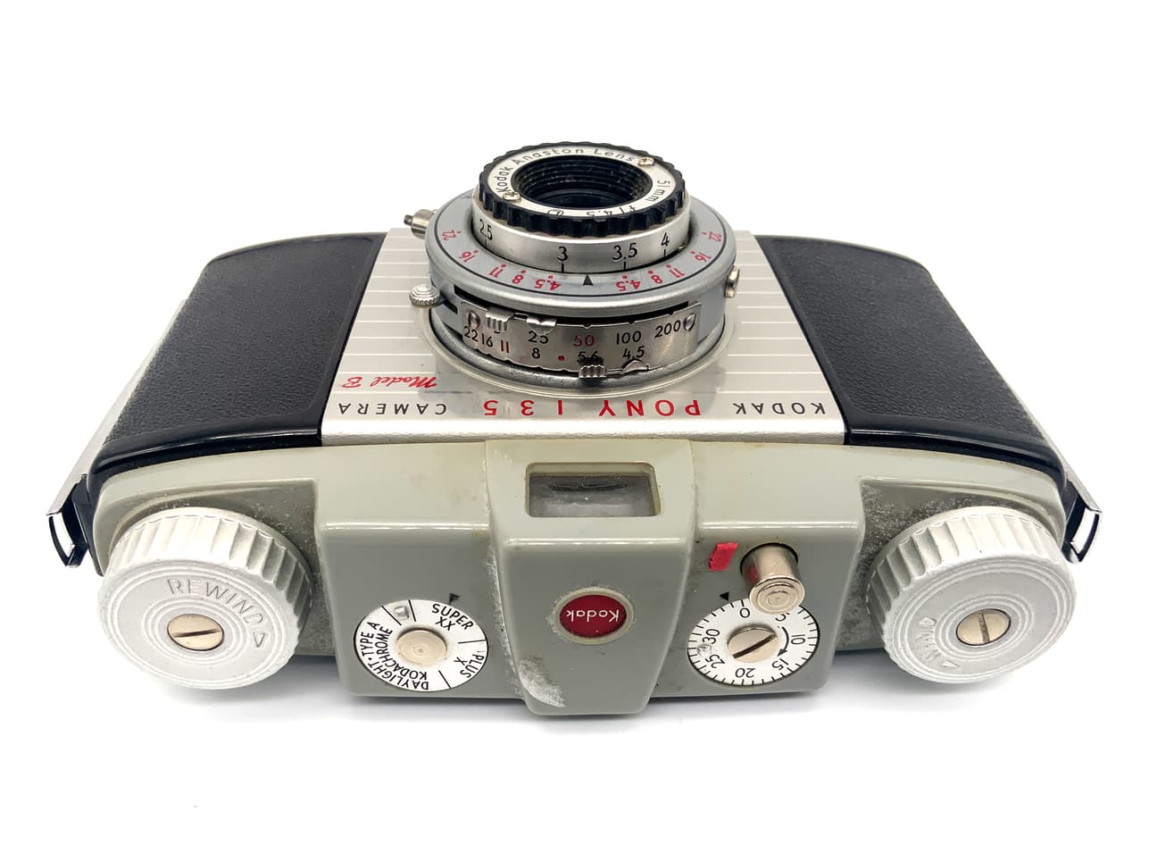 Kodak Pony 135 Model B Sucherkamera mit Anaston 51mm 1:4.5 Analogkamera