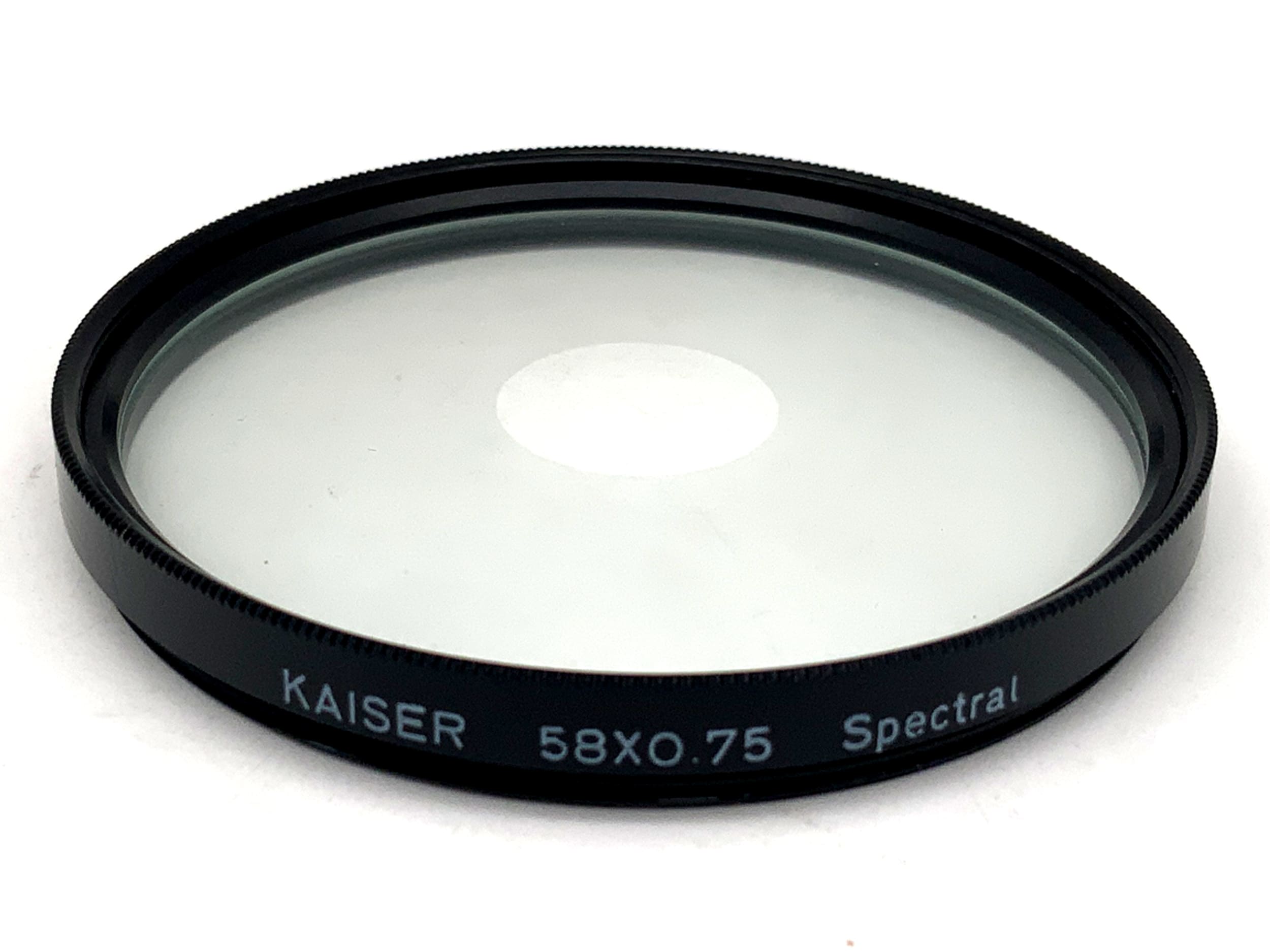 Kaiser Effect Filter 58x0.75 Spectral Filter 58mm Circular Filter Thread